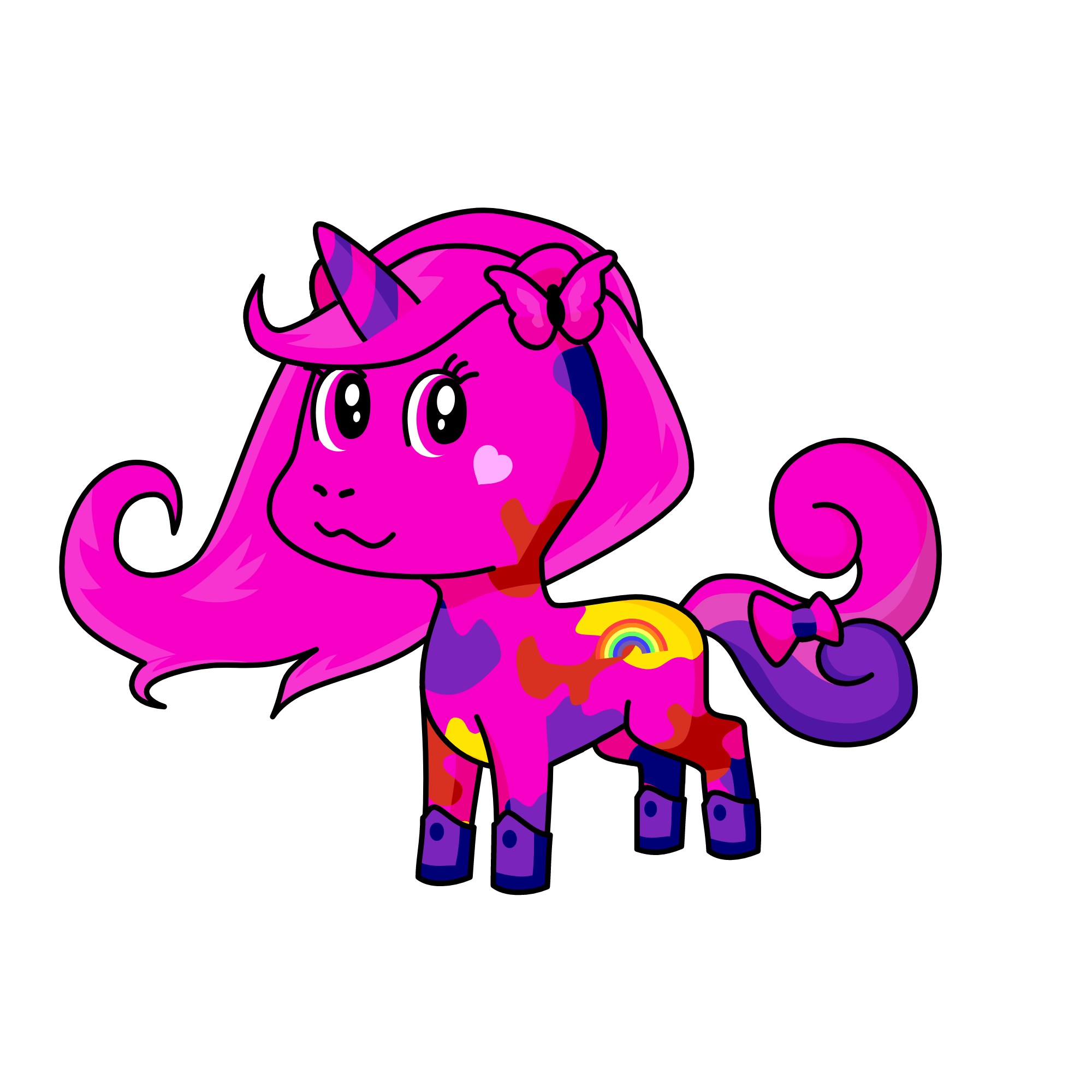 Fluttershy, the unicorn