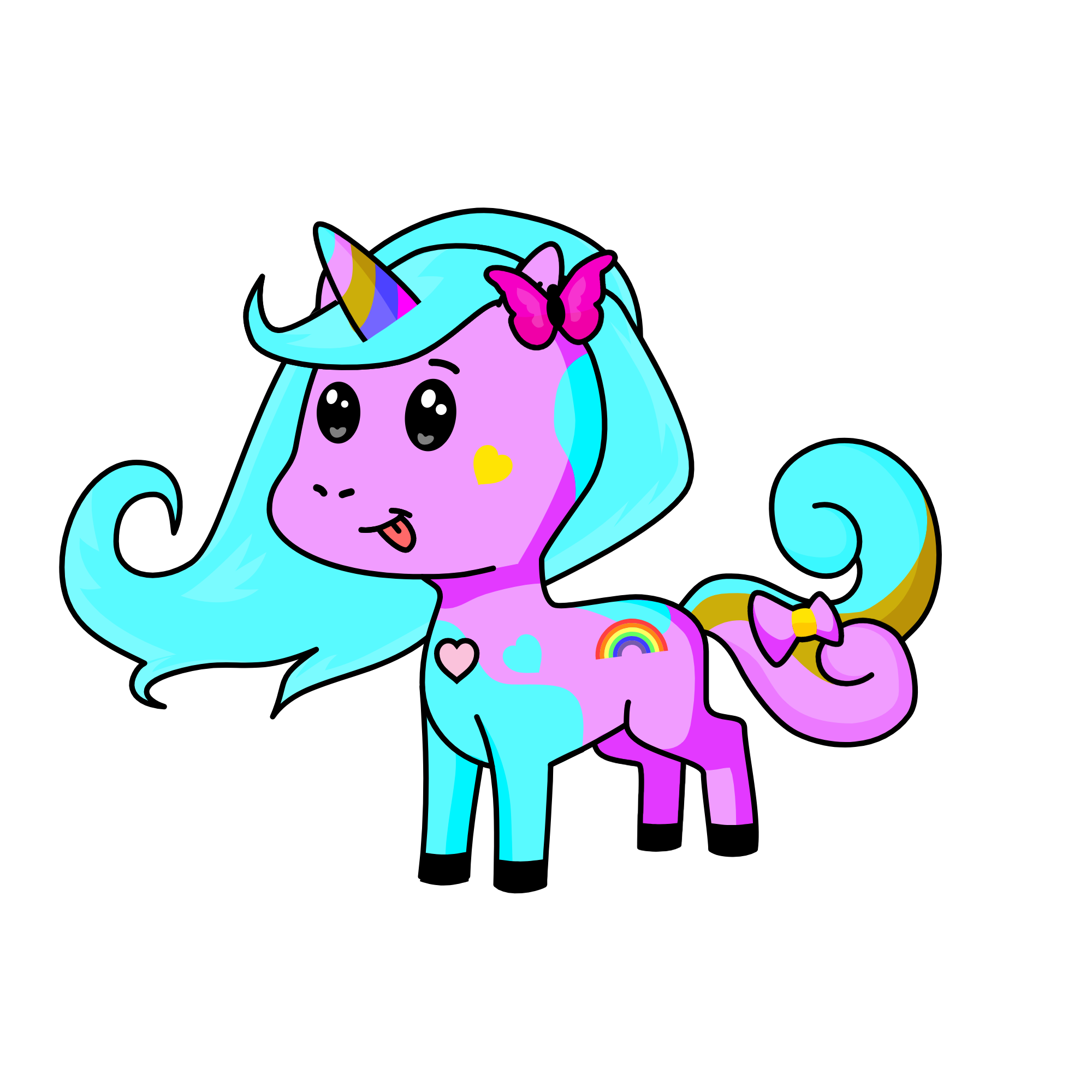 happy, the unicorn