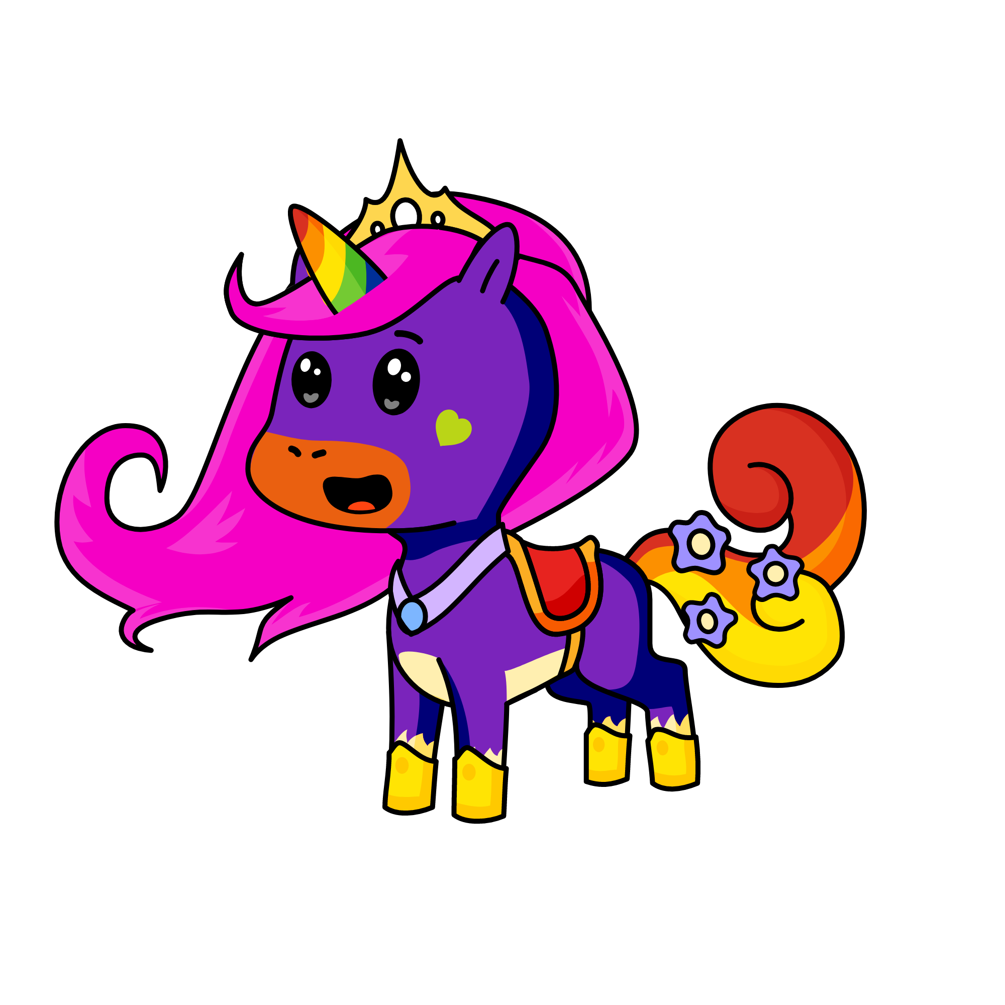 Princess Pearl, the unicorn