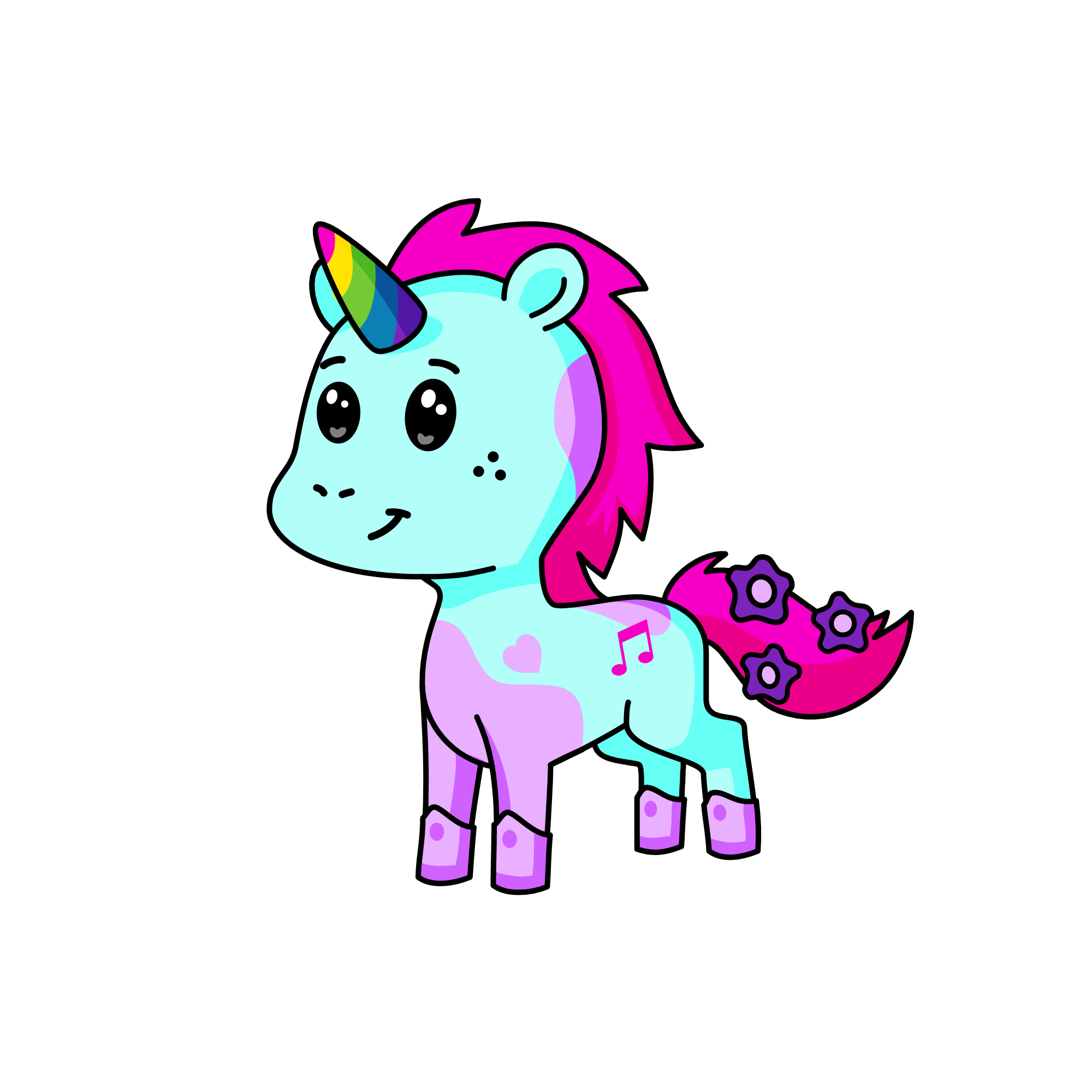 Sky, the unicorn