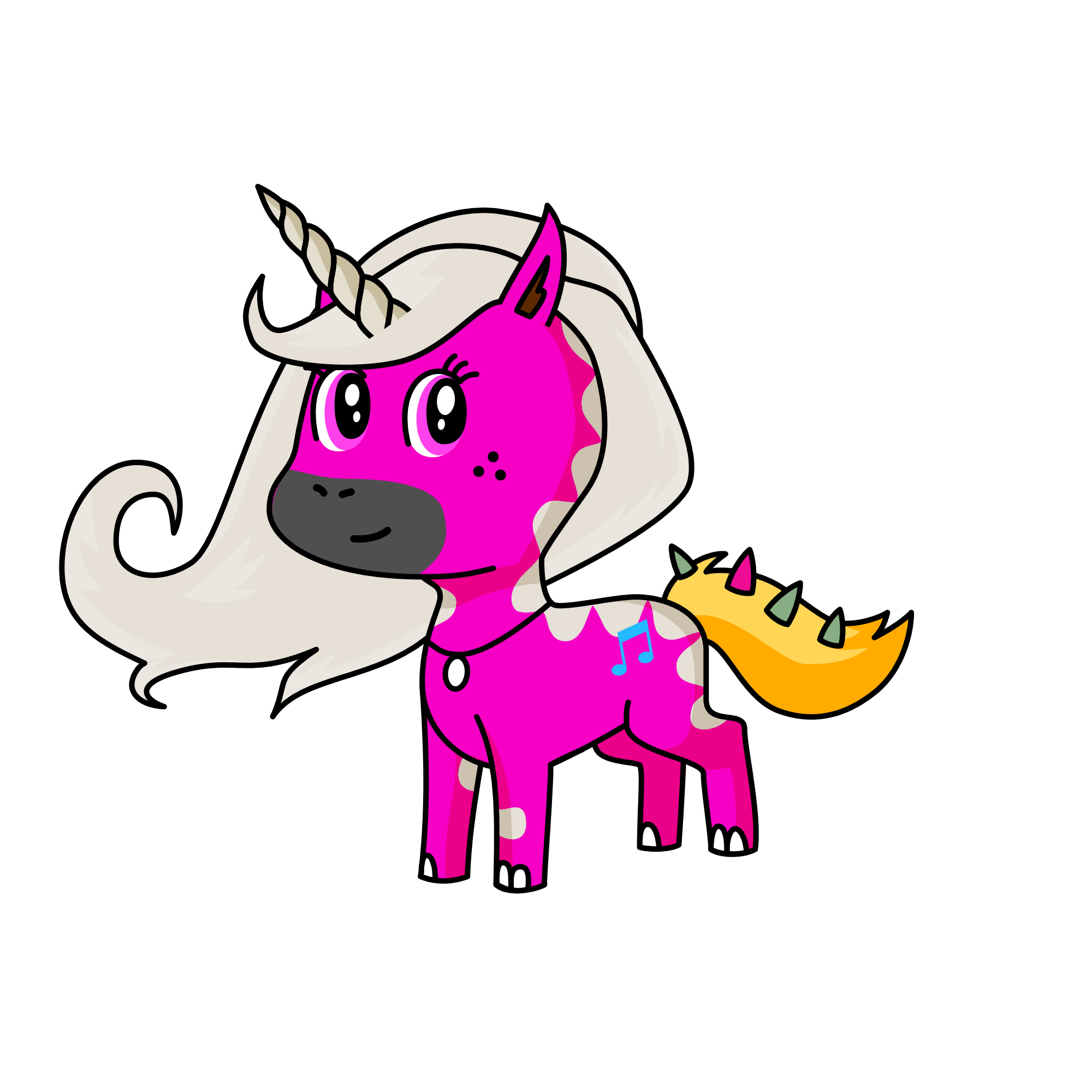 🌙 , the unicorn
