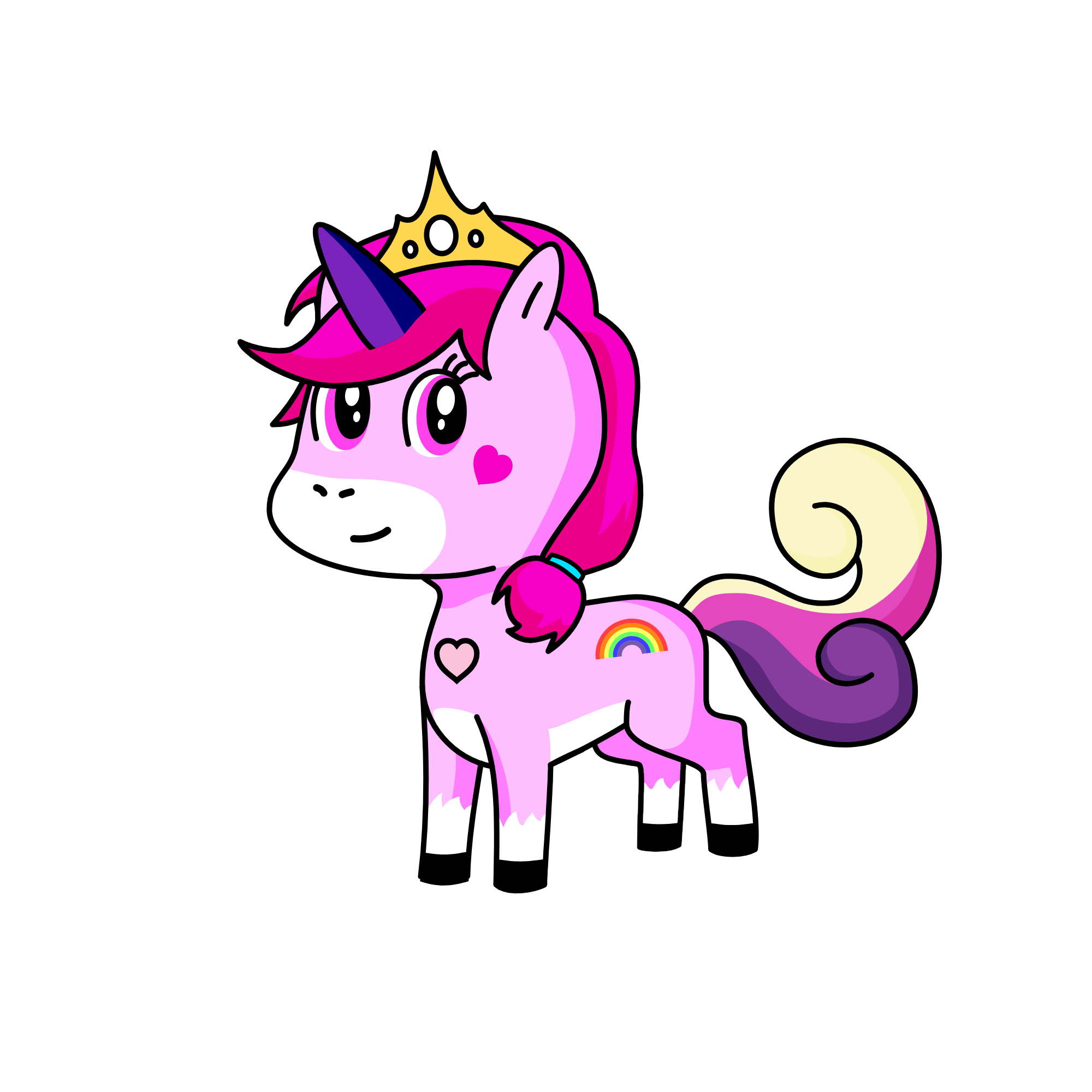 princess bubblegum, the unicorn
