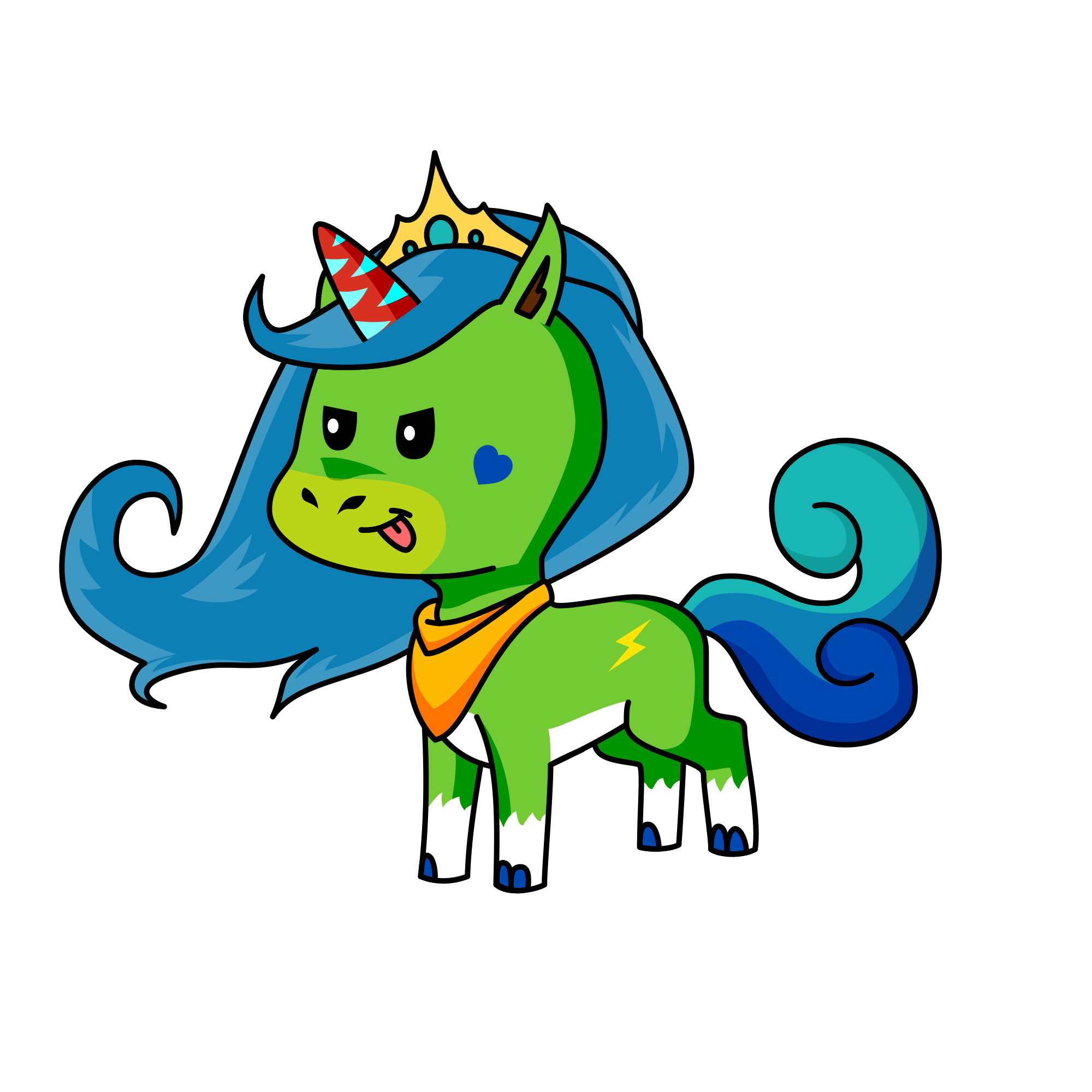 Tartufo, the unicorn