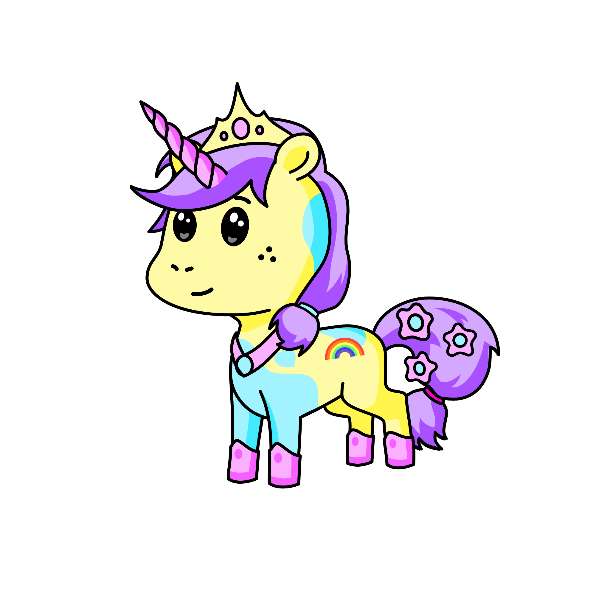 Princess Cutie, the unicorn