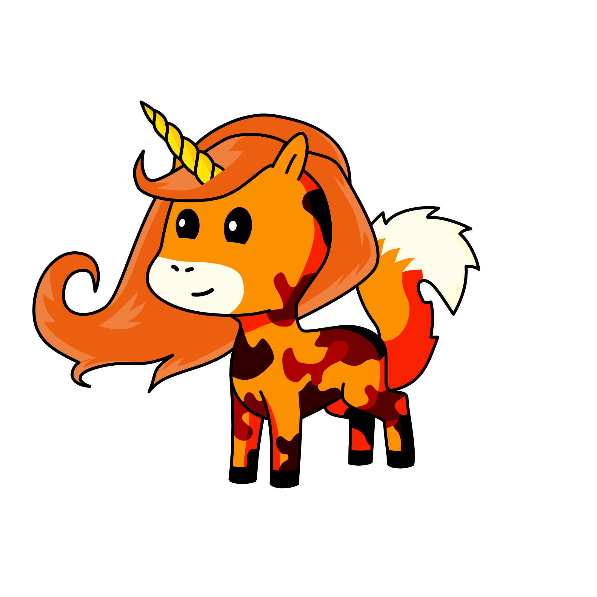 fox, the unicorn