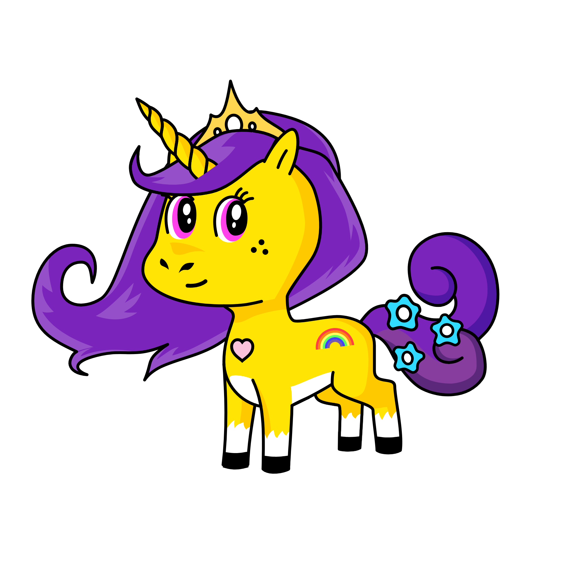 princess, the unicorn
