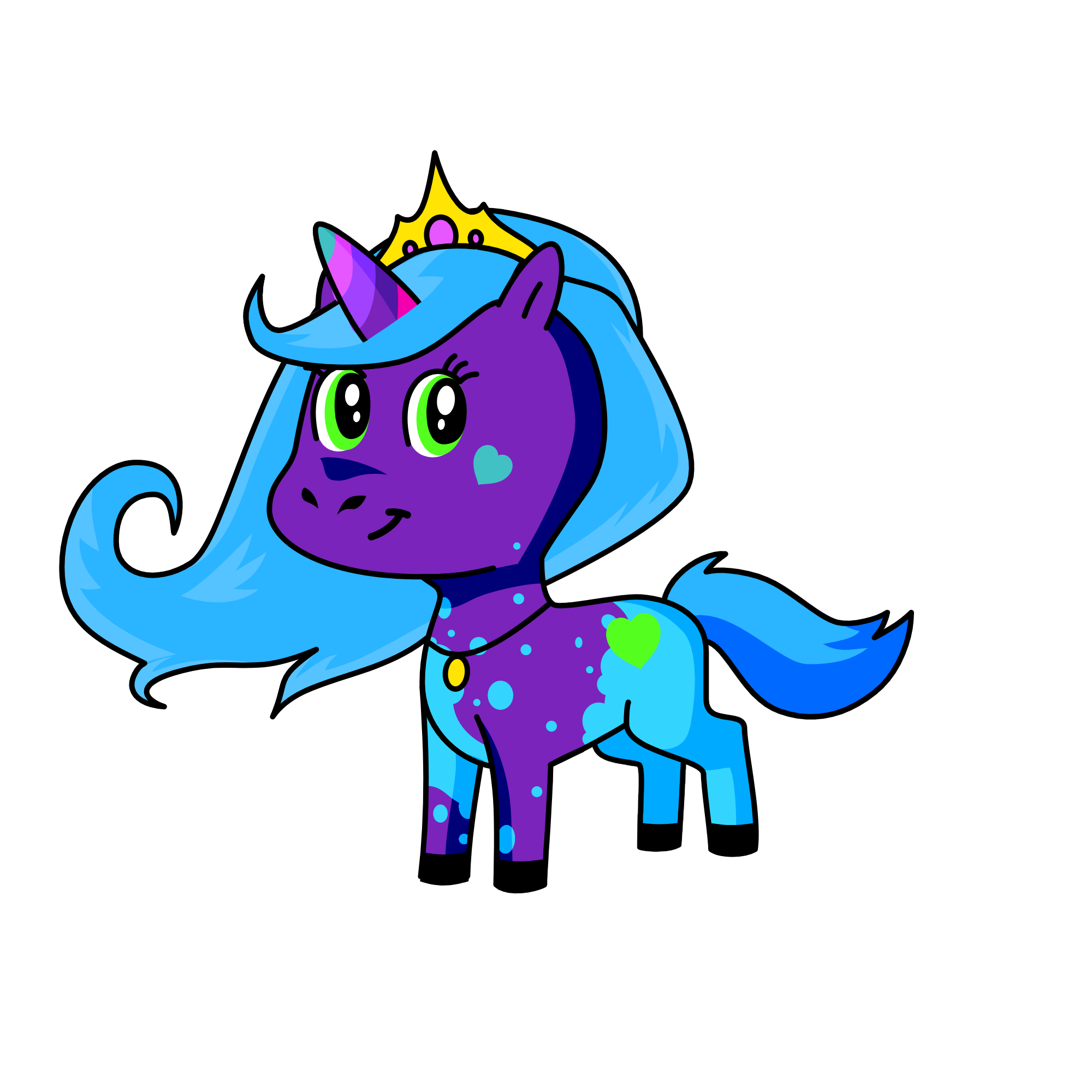 Misty, the unicorn