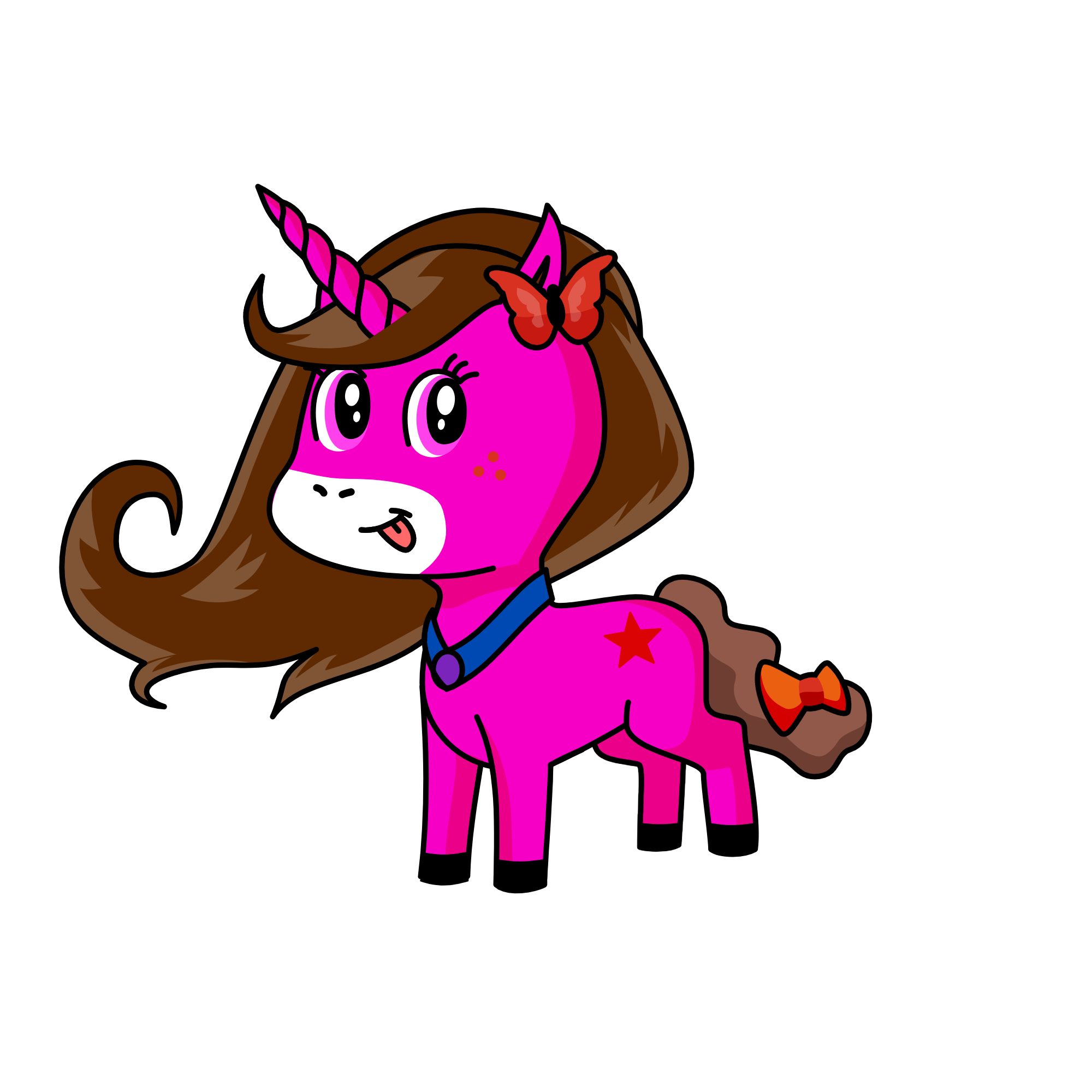 pinky, the unicorn