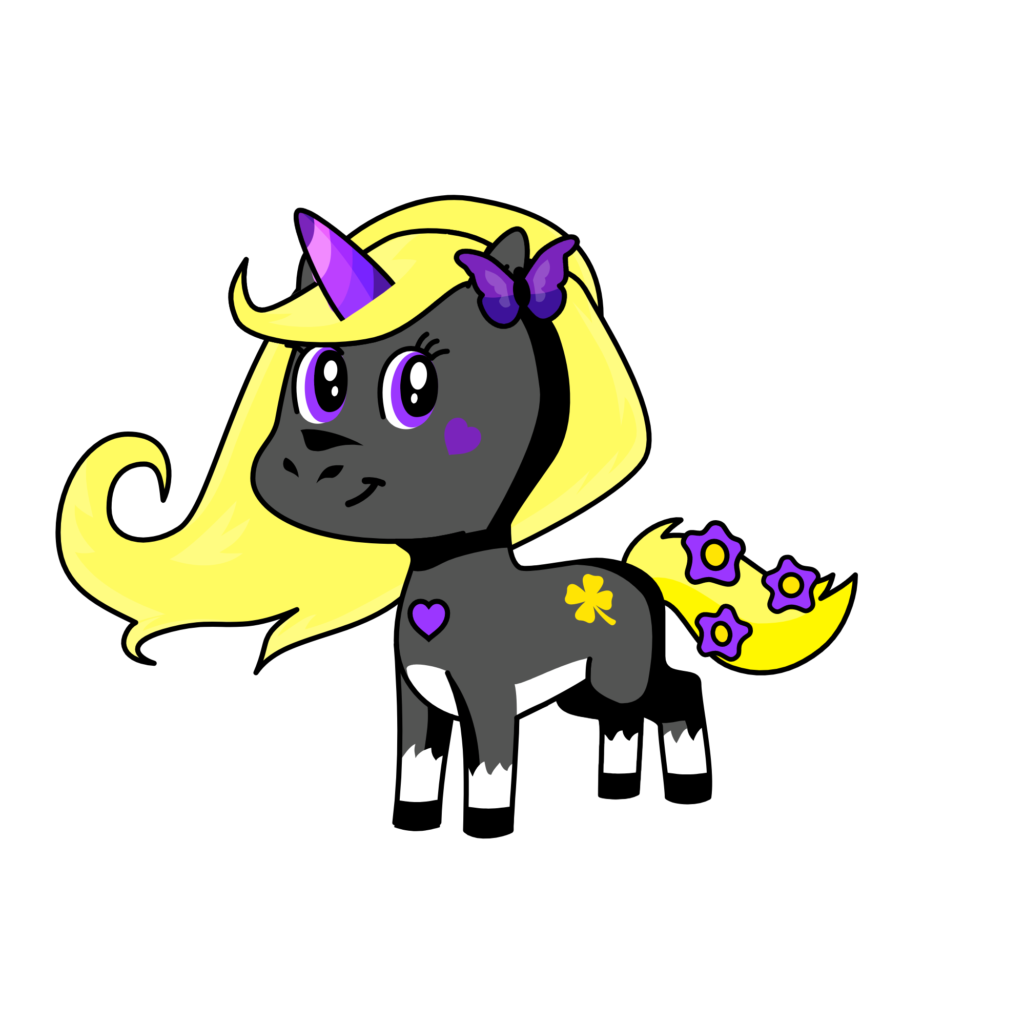 Lucky, the unicorn