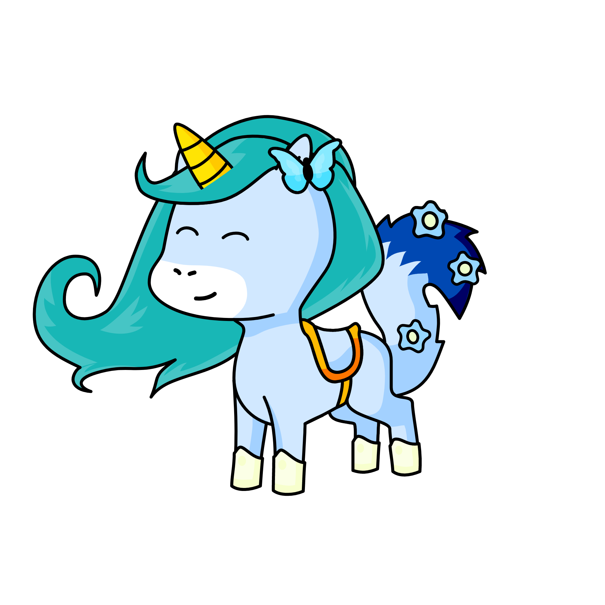 Frosty, the unicorn
