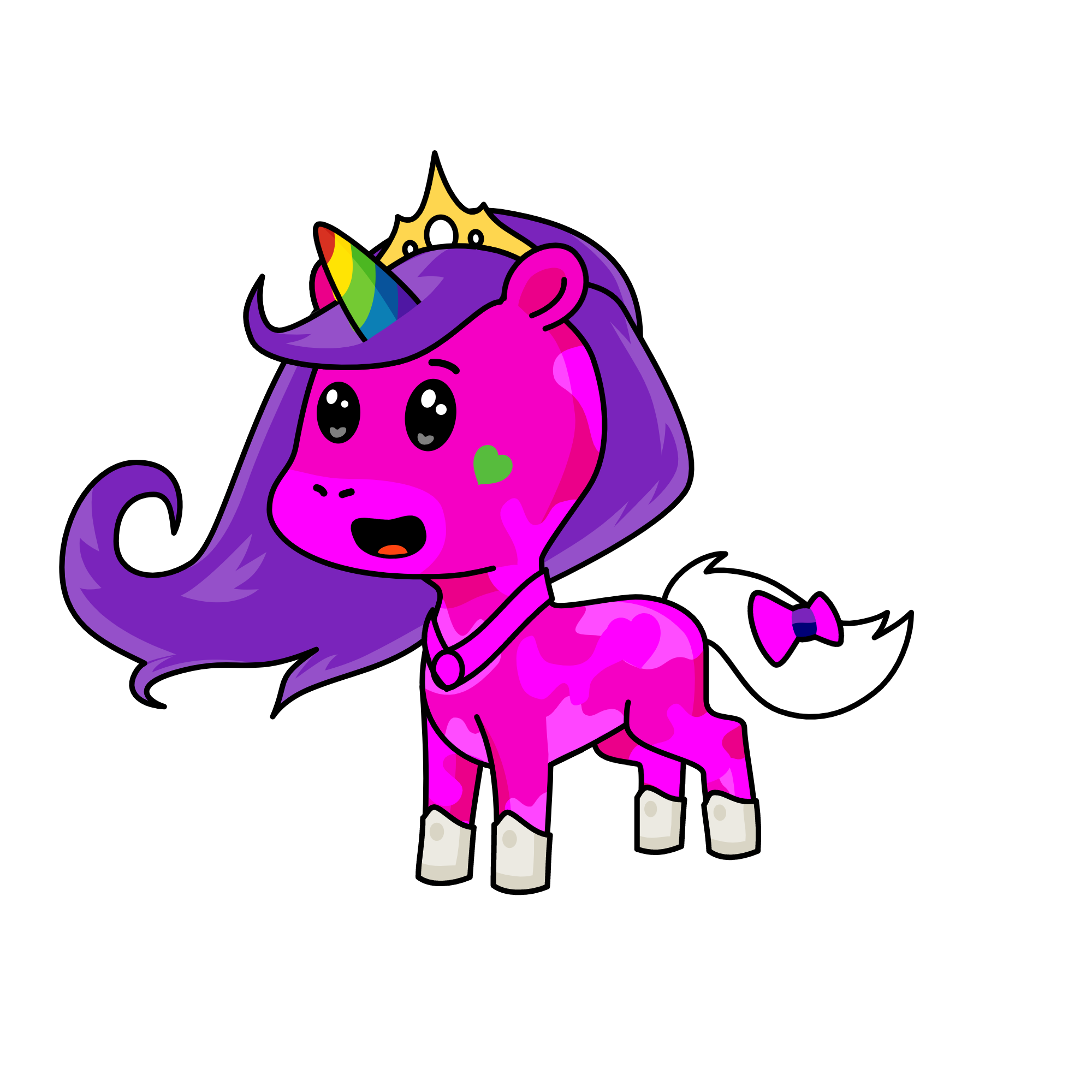 Pinky Princess, the unicorn
