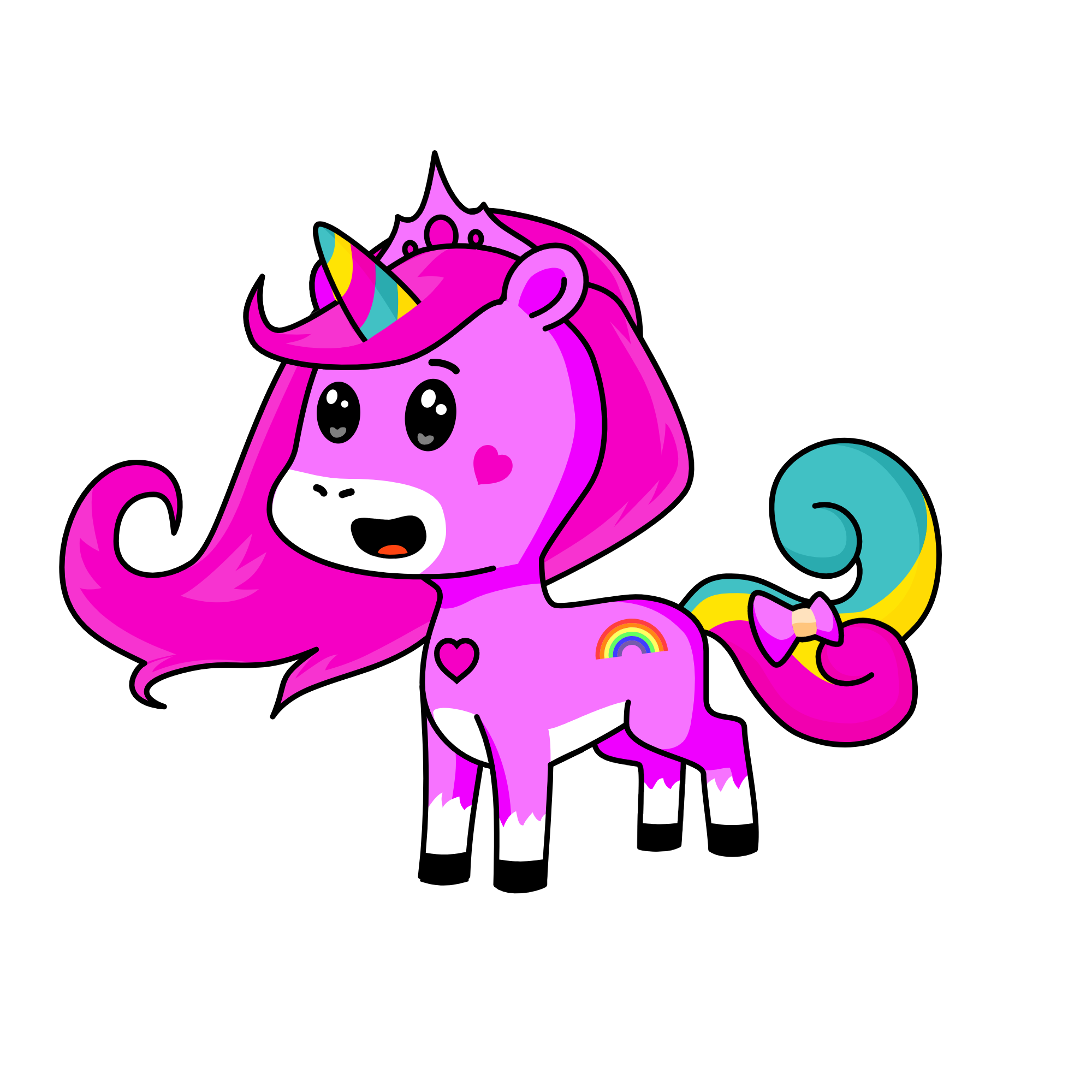 floral, the unicorn