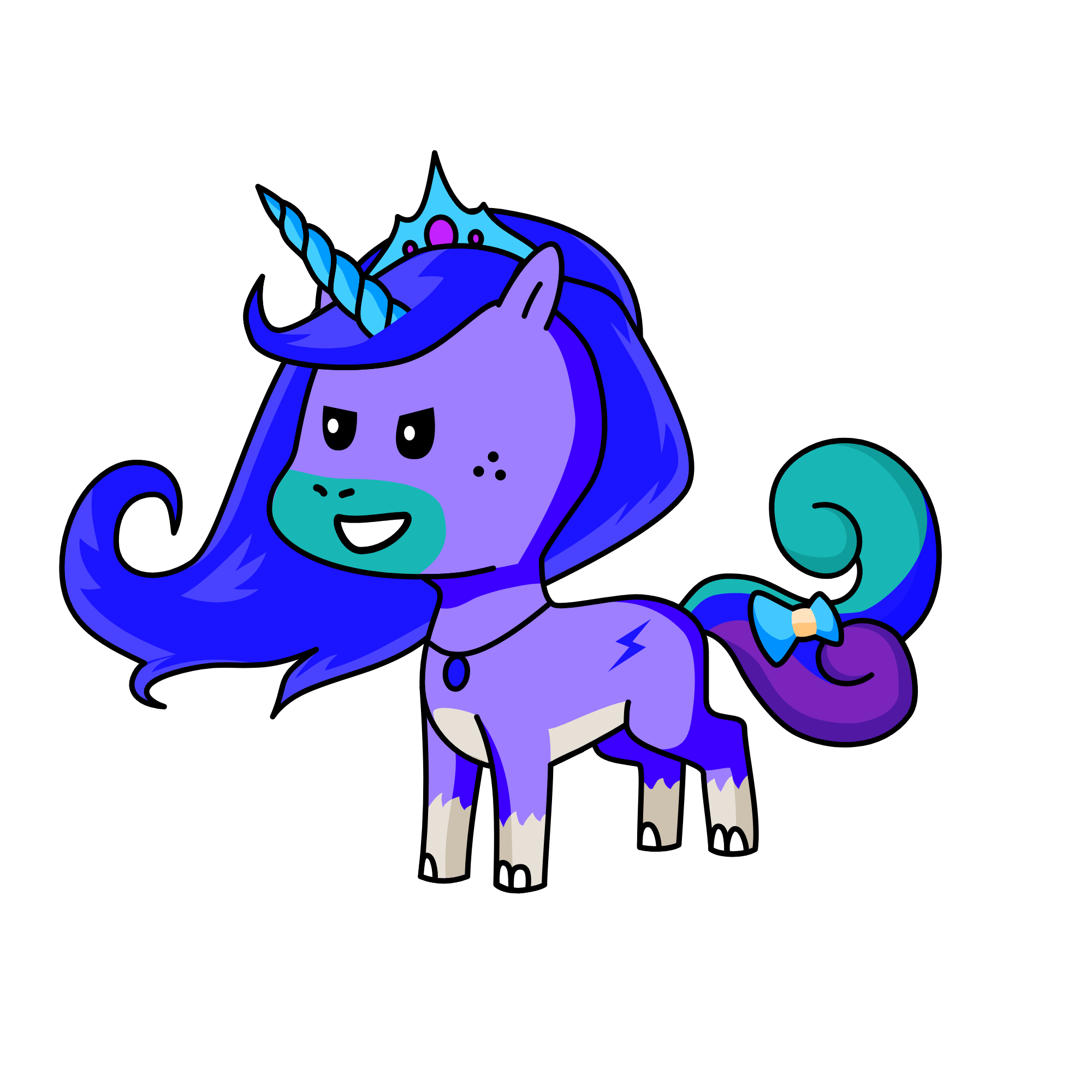 Queen of night, the unicorn
