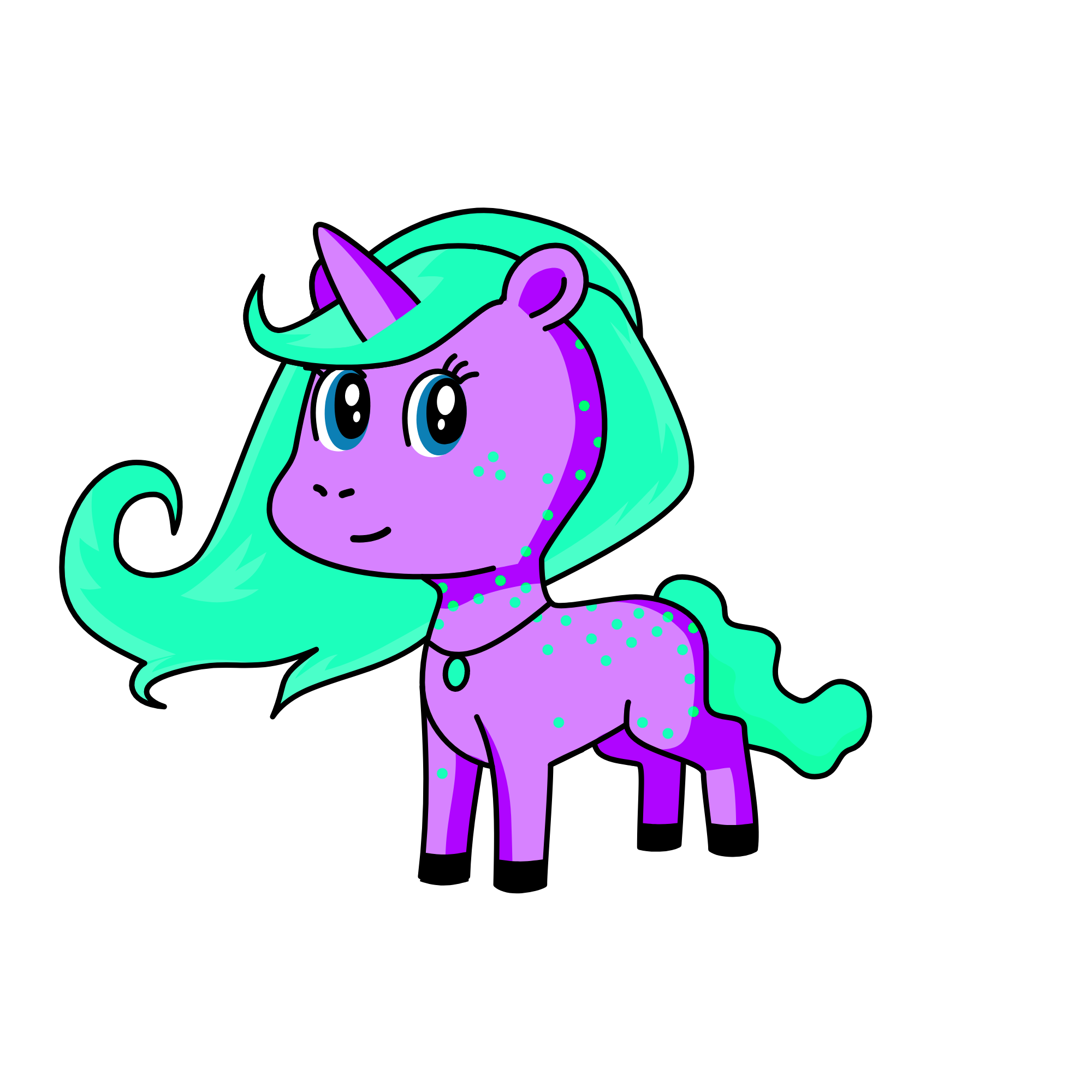 meentee, the unicorn