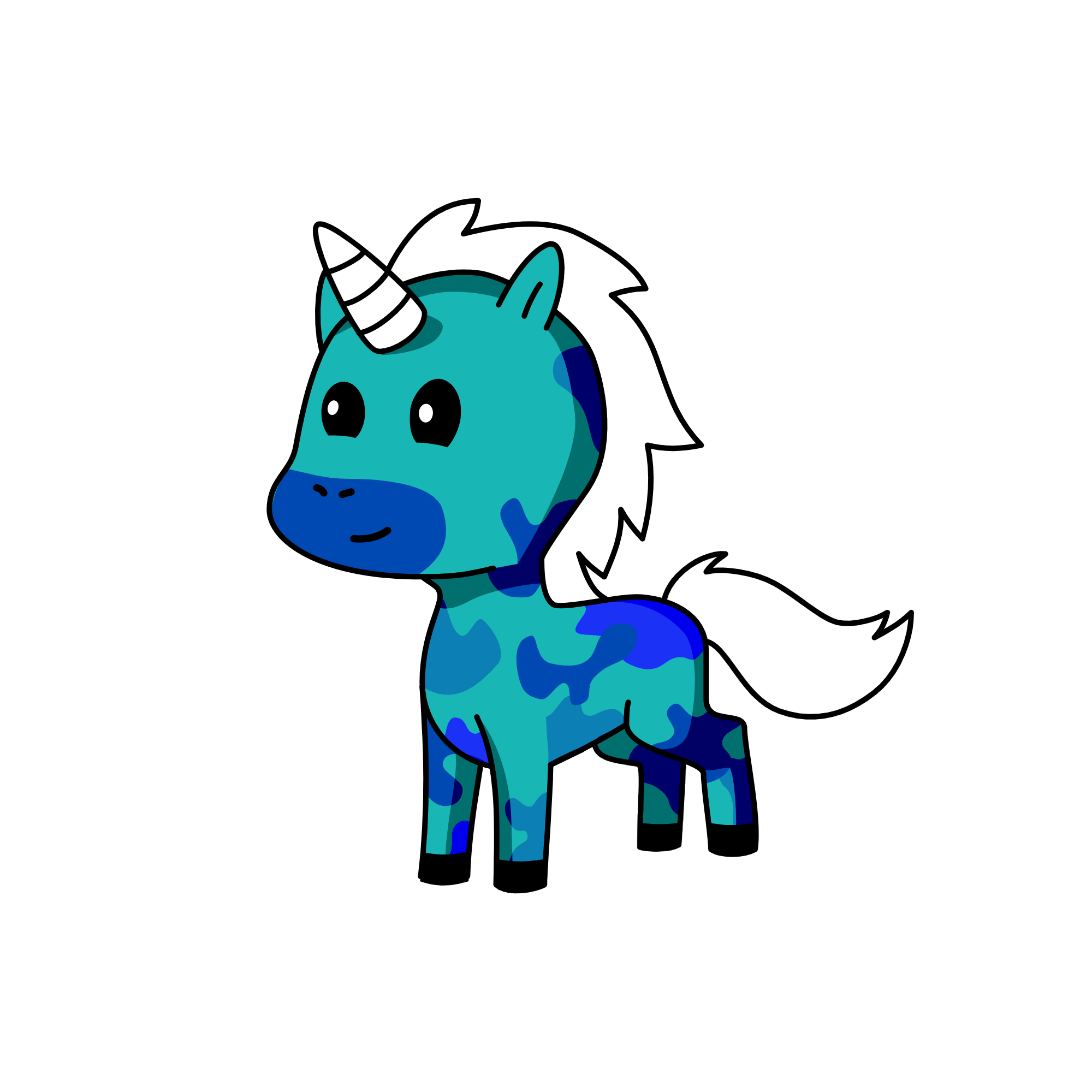 winter, the unicorn