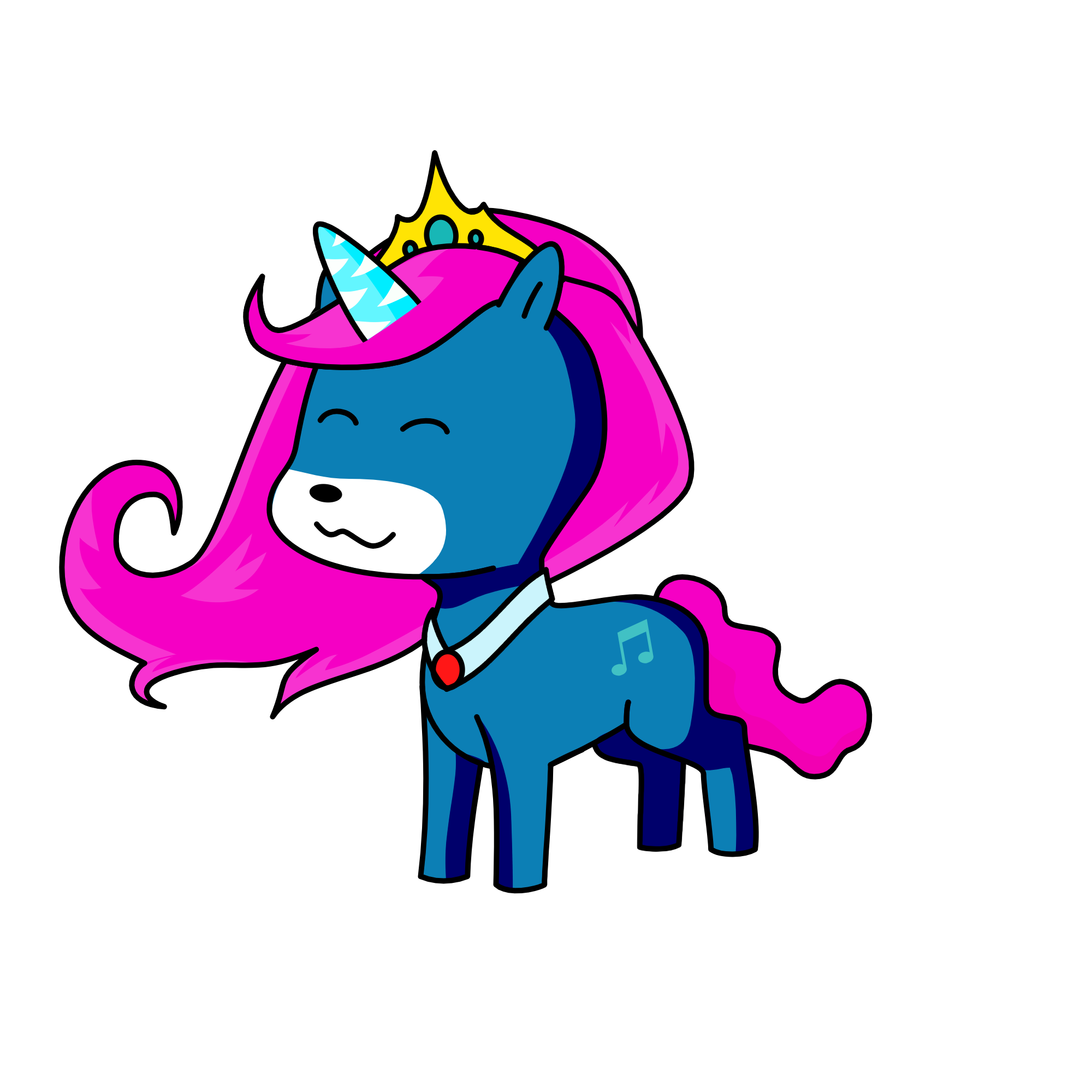 pinky, the unicorn