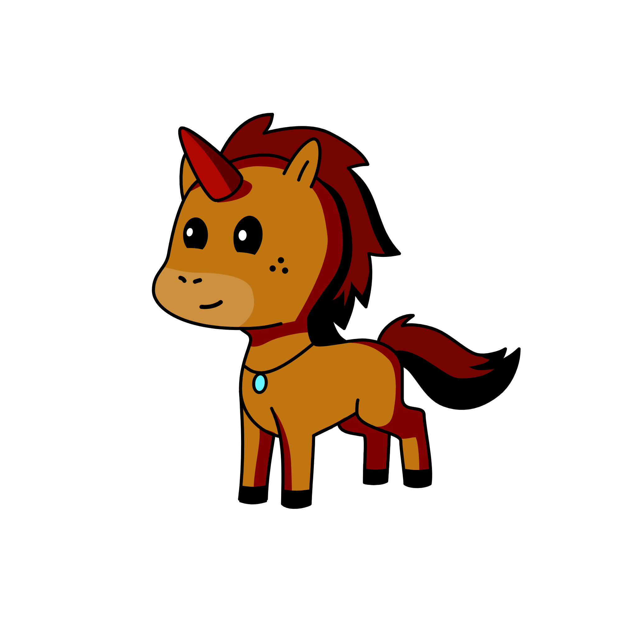 brownie fudge, the unicorn