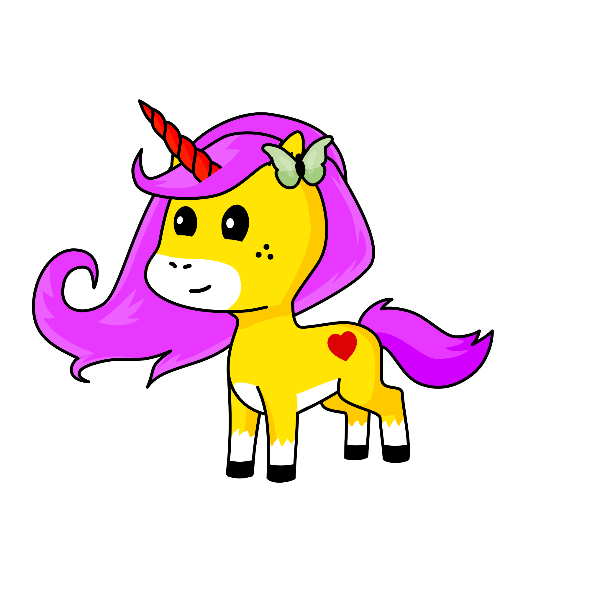 fullutershy, the unicorn