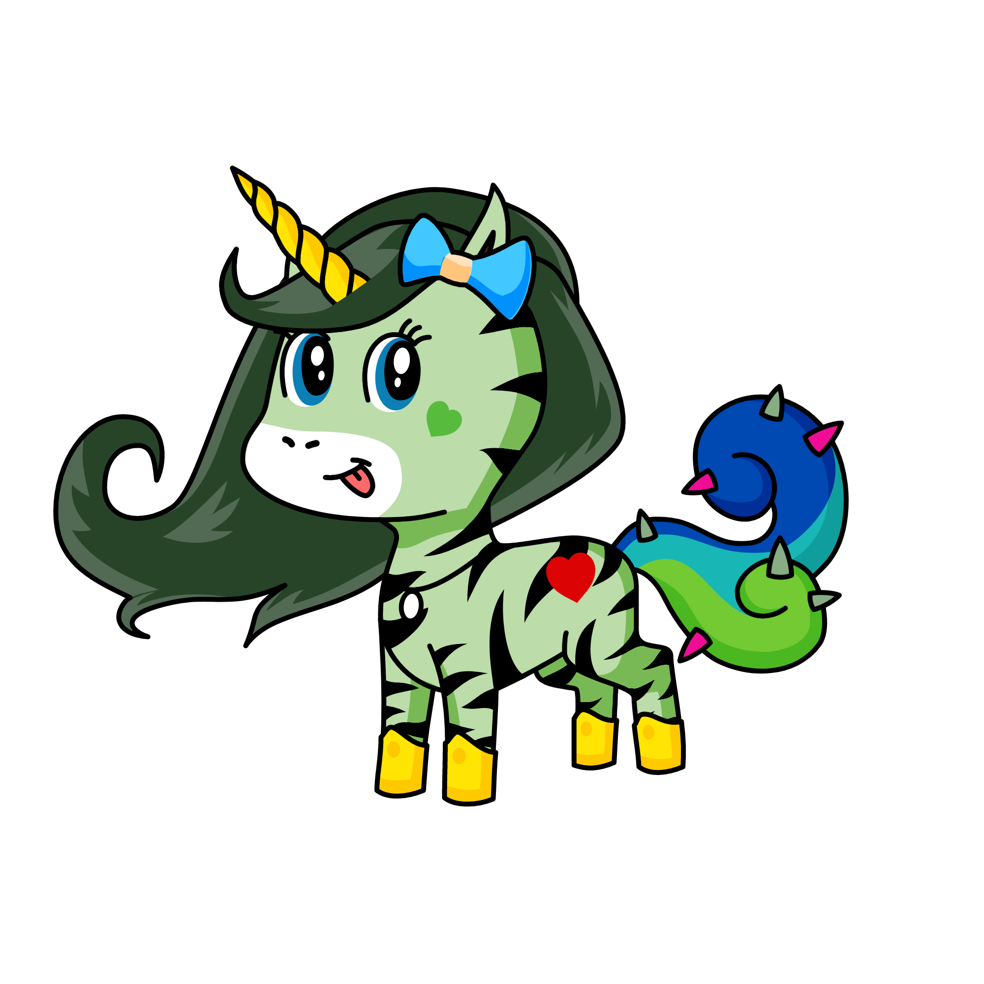 Verdecita, the unicorn