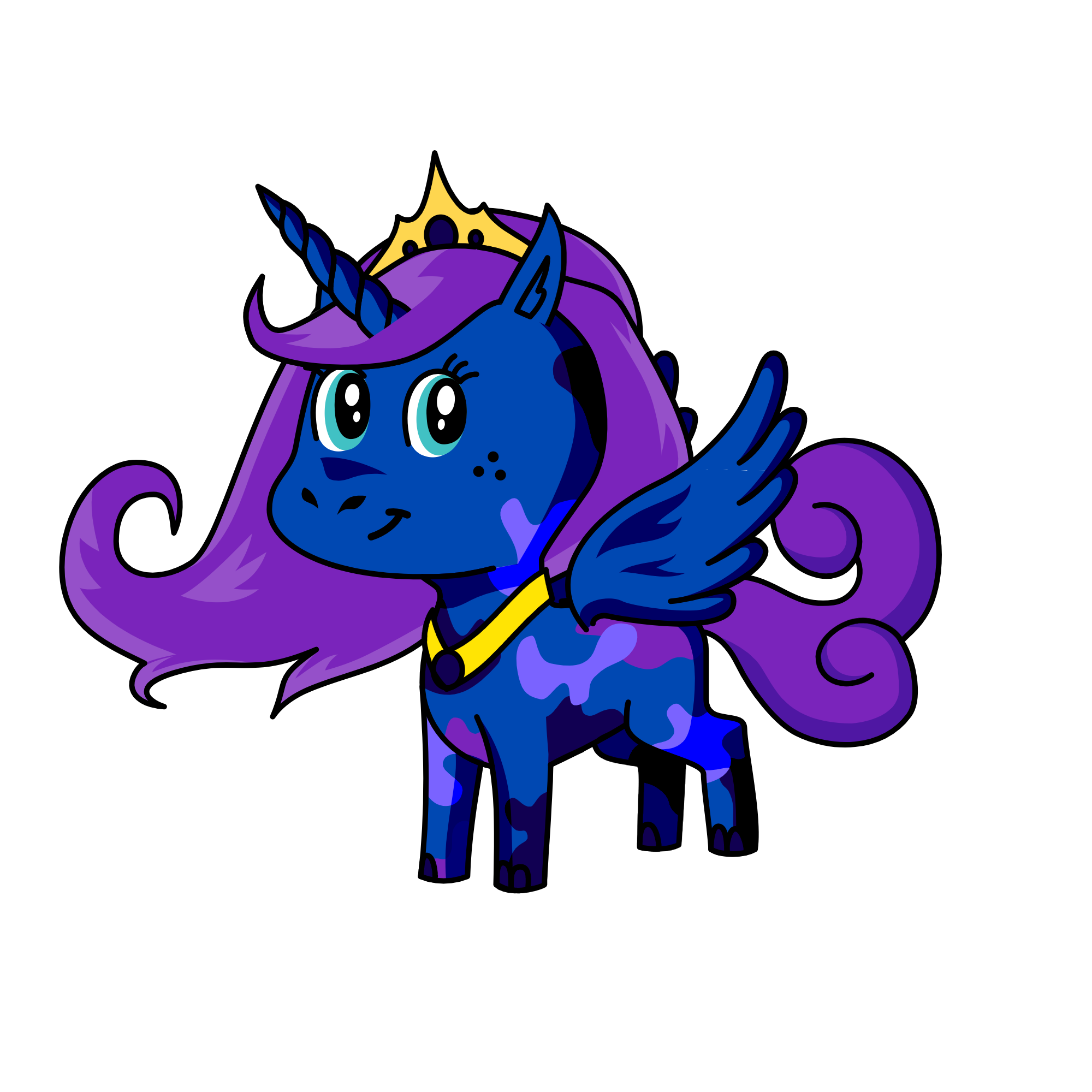 Midnight, the unicorn