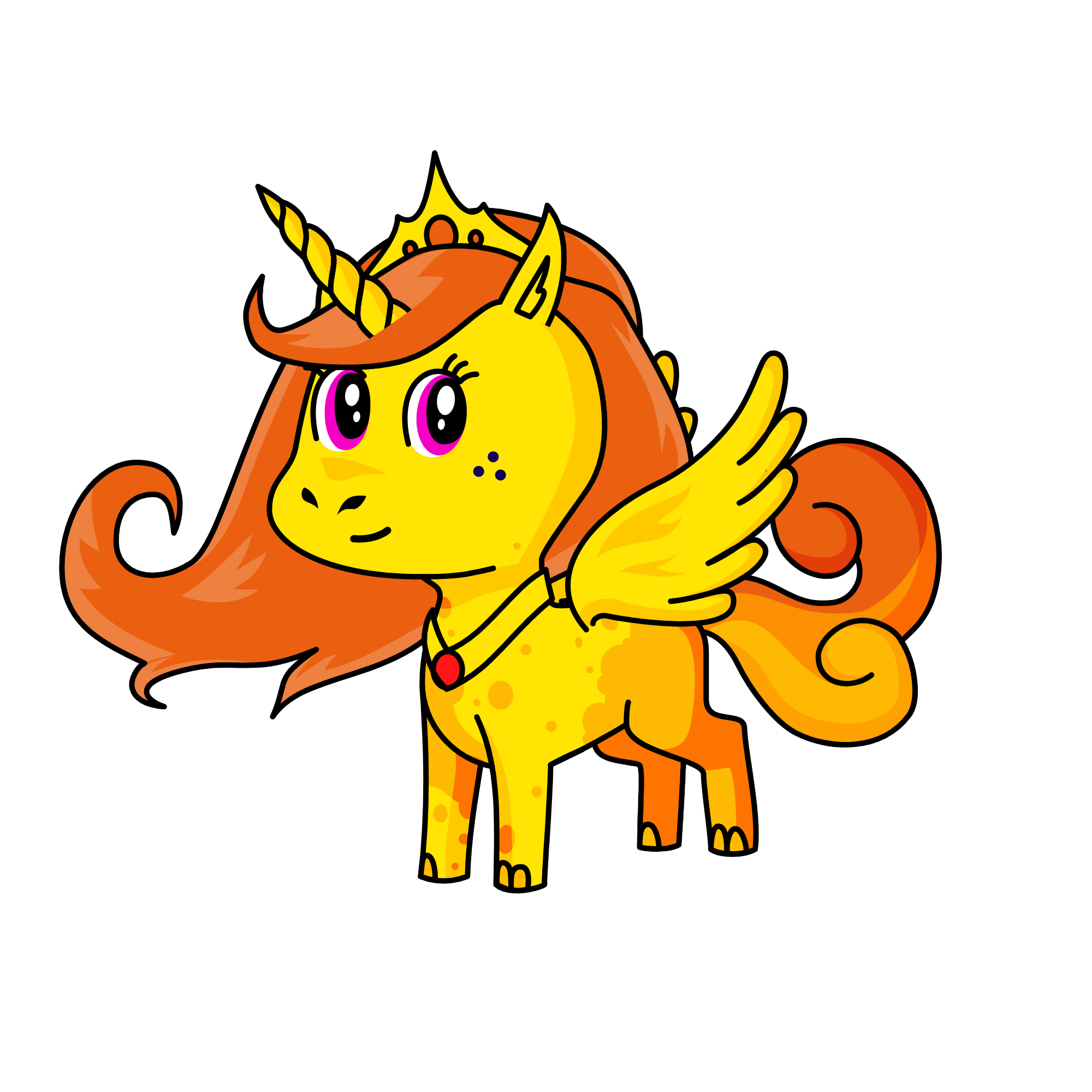 Sunrise , the unicorn