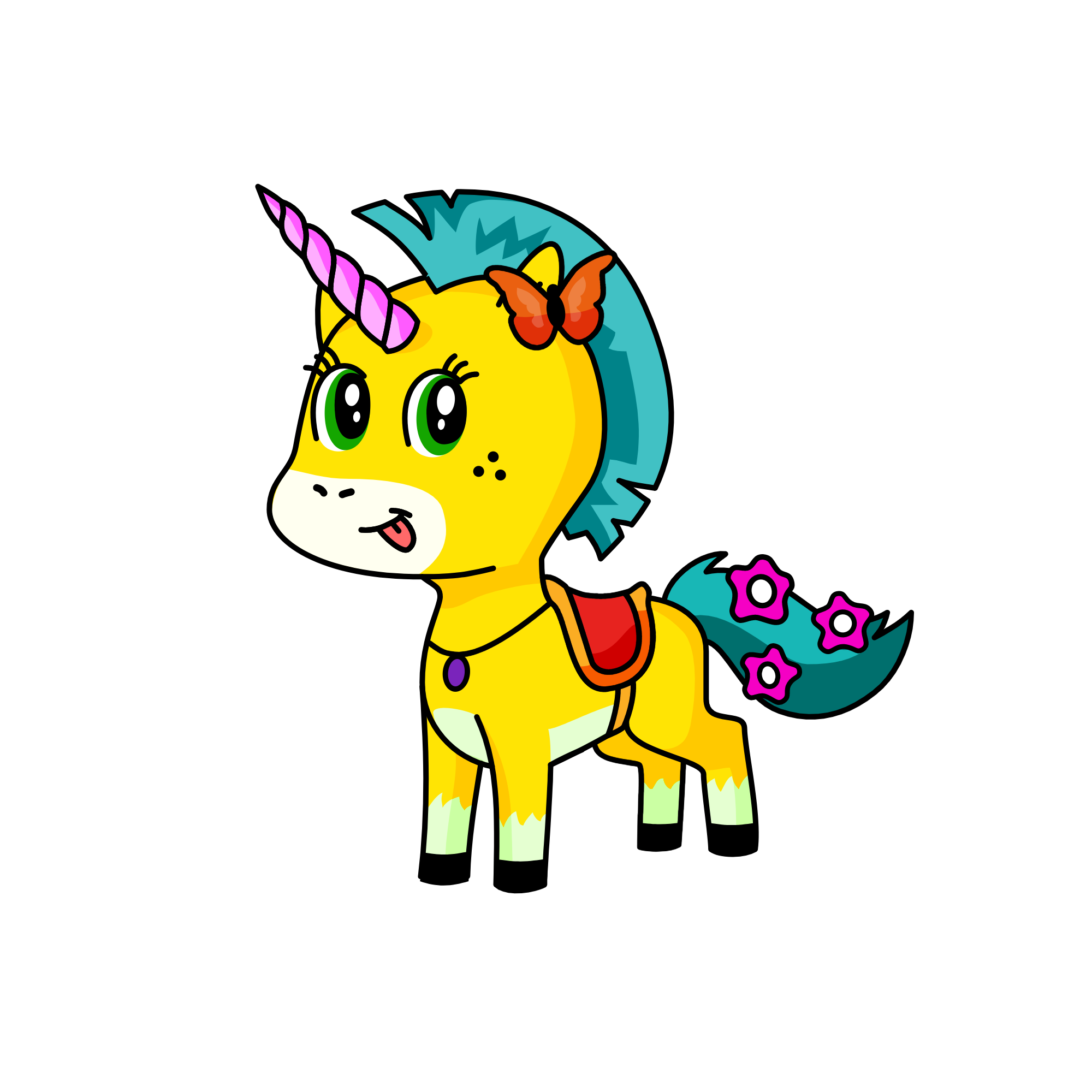 Alexa the rider, the unicorn
