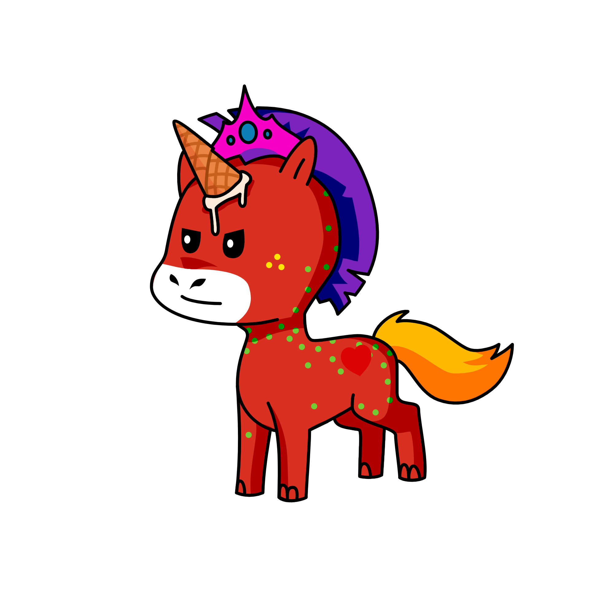 Ooh ooh coo coo!, the unicorn