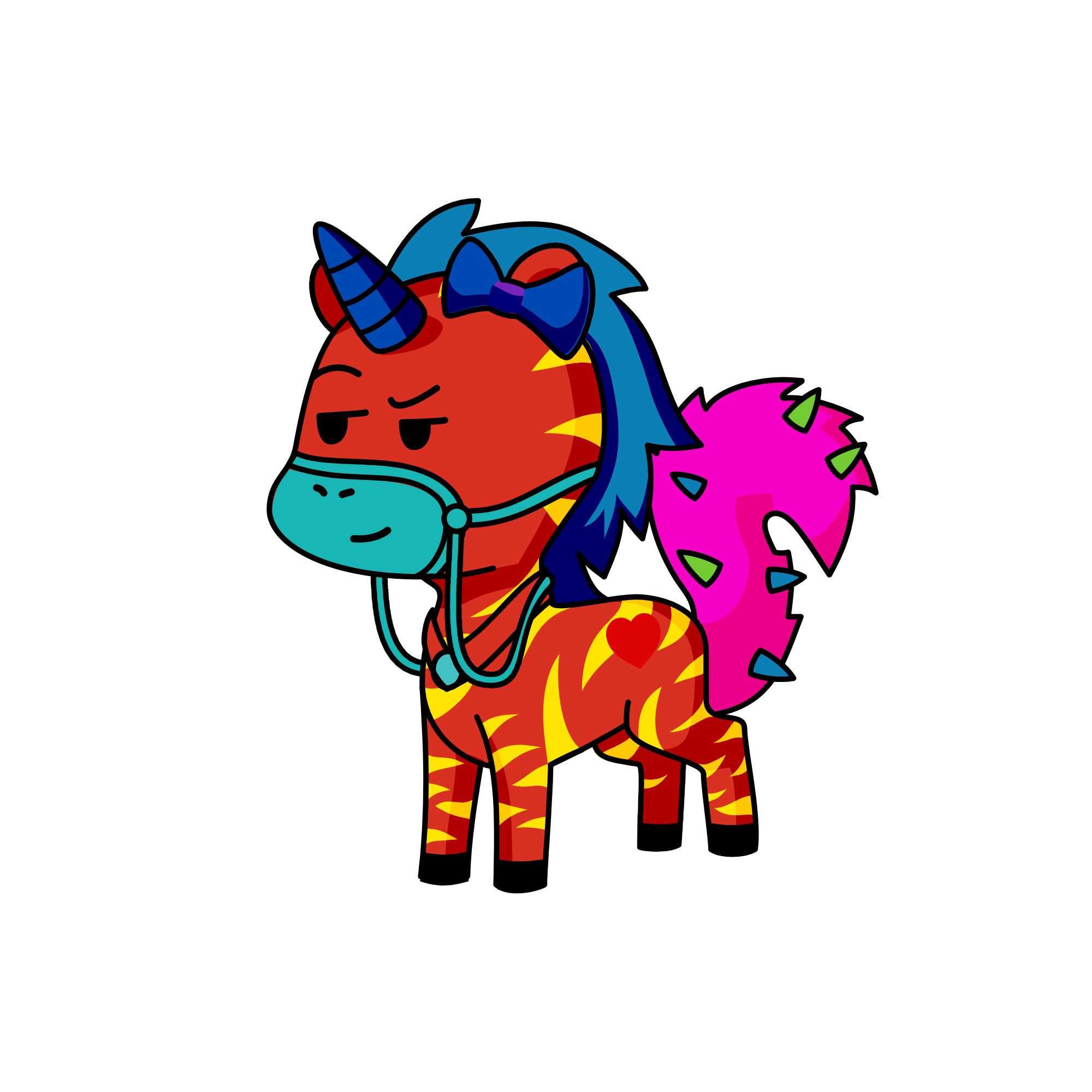 huuiekj'gkb, the unicorn