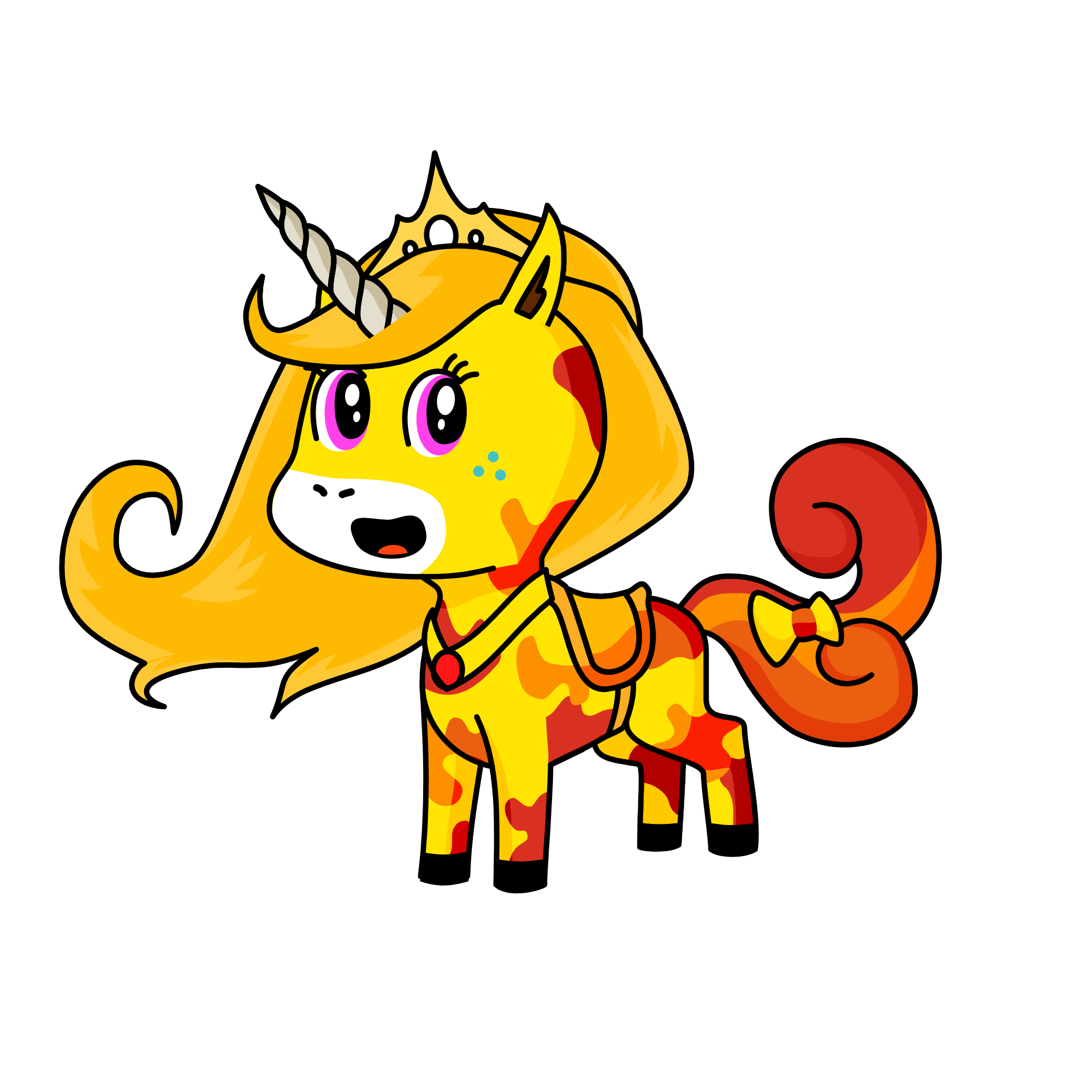 fire, the unicorn