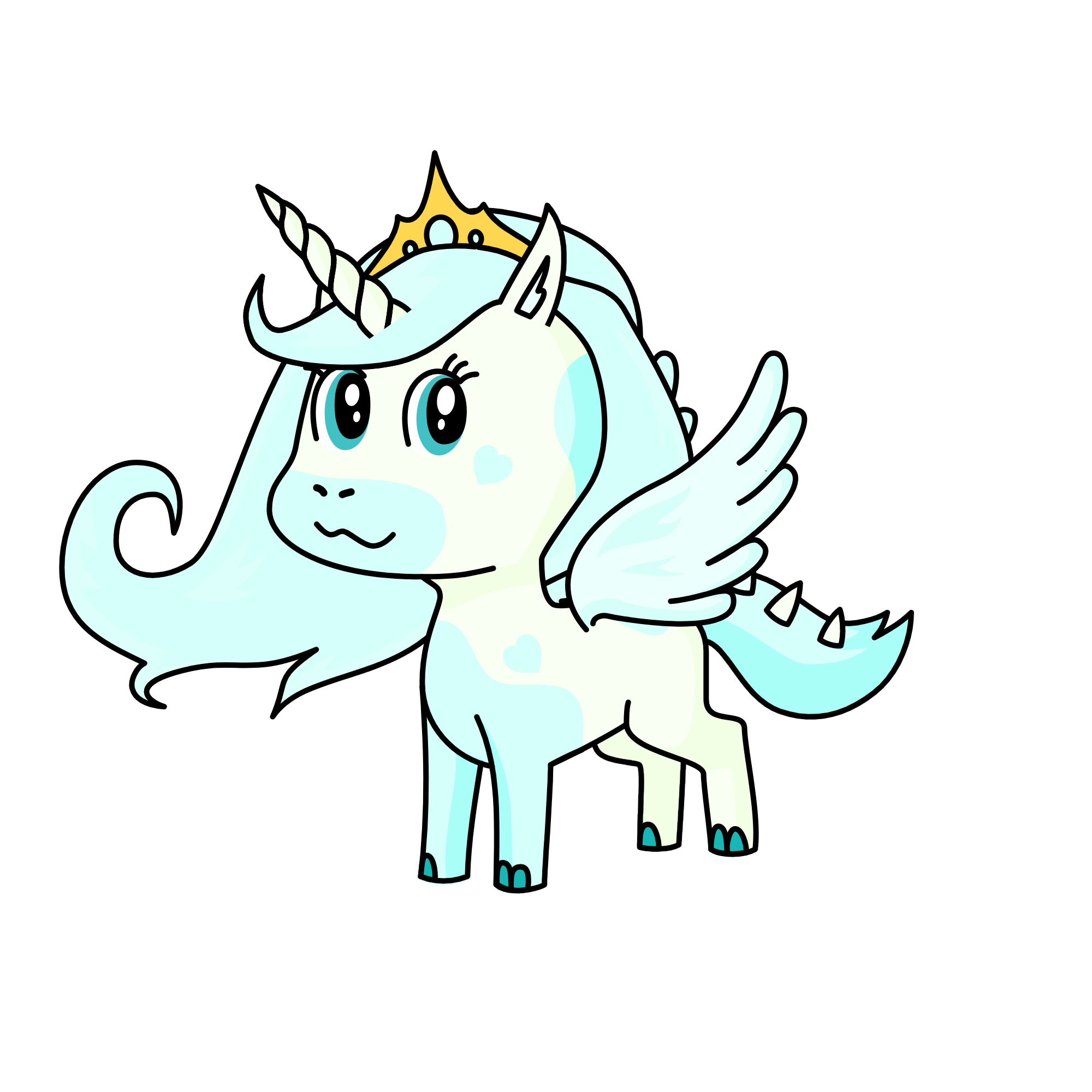 Queen Wintah, the unicorn