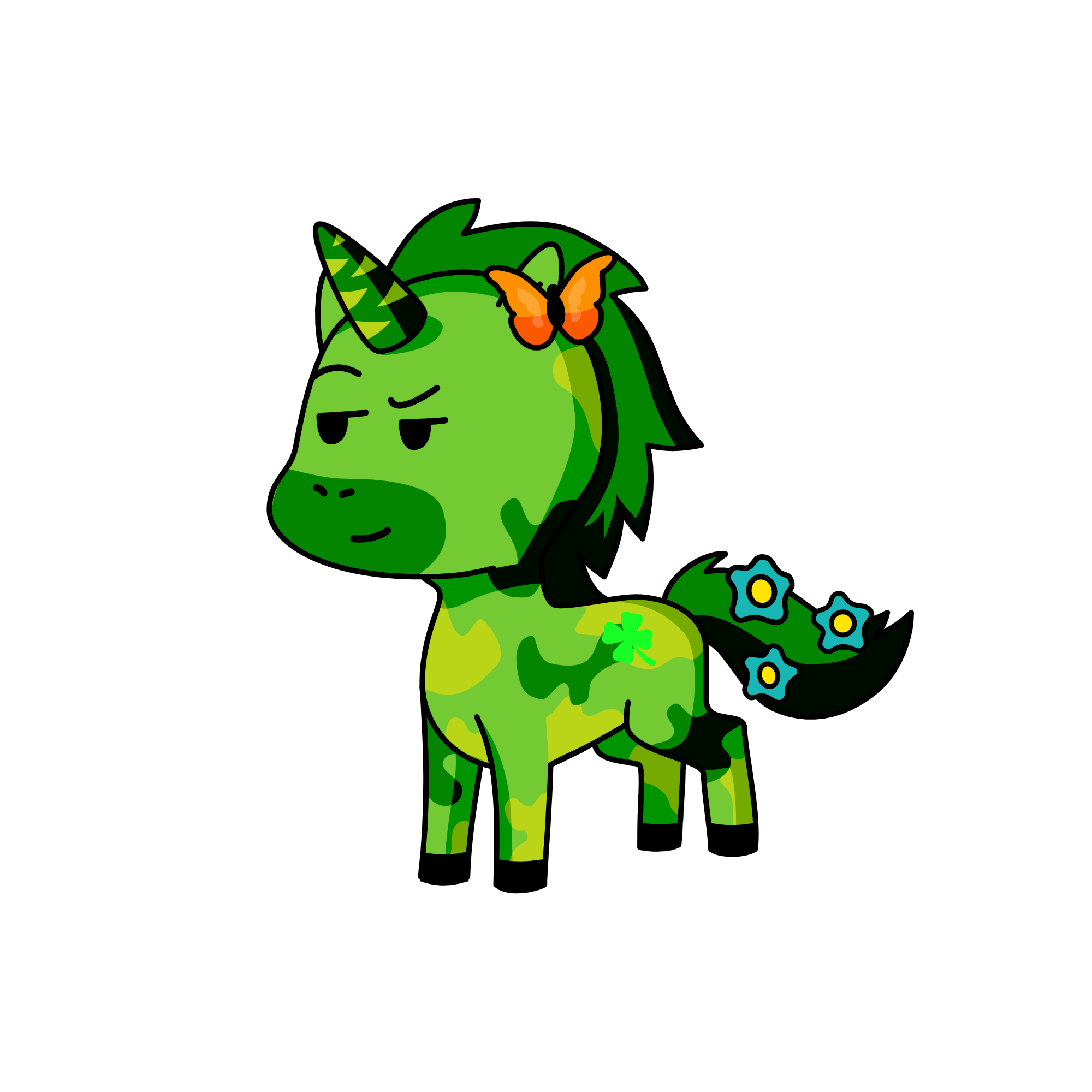 Camocorn, the unicorn