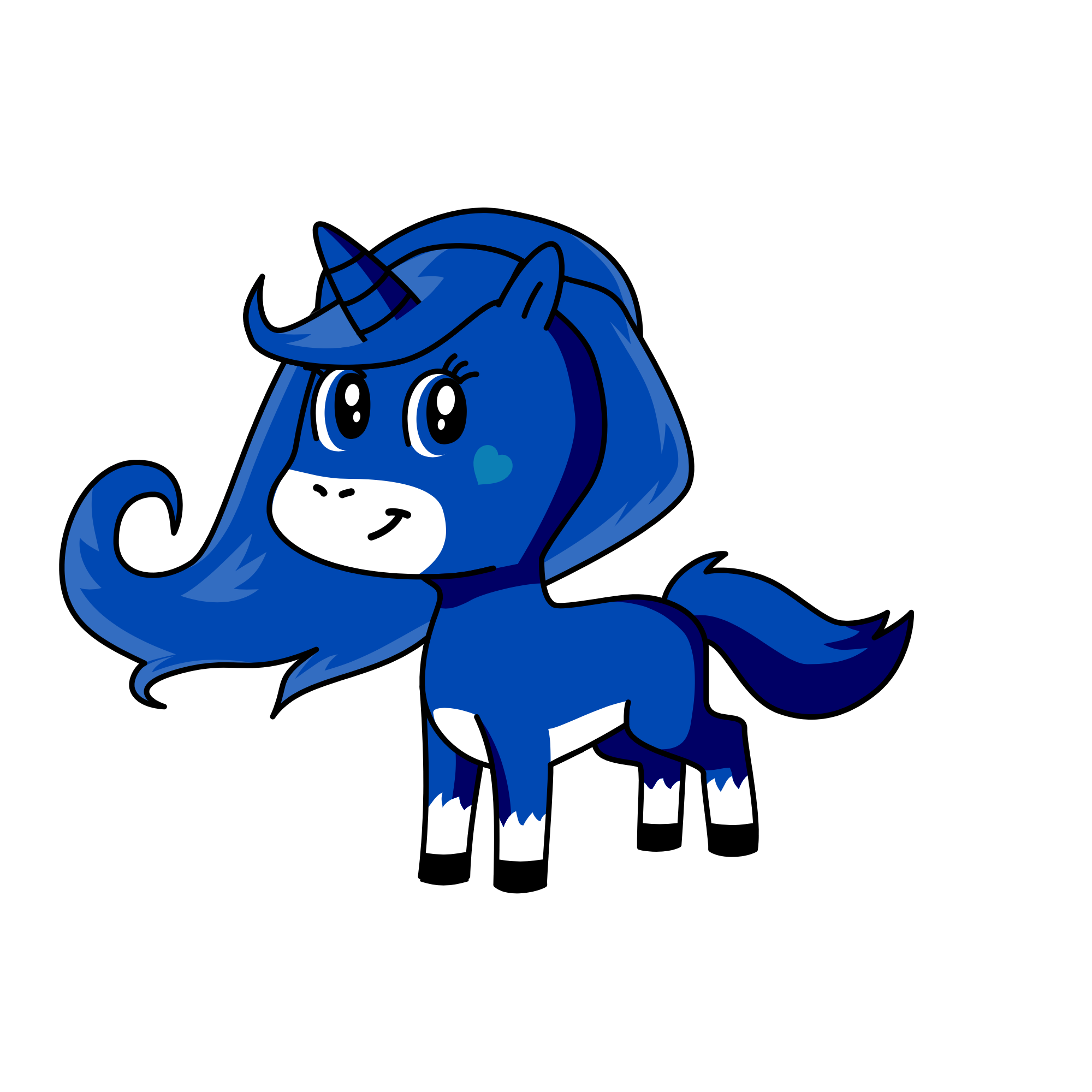 Maya, the unicorn