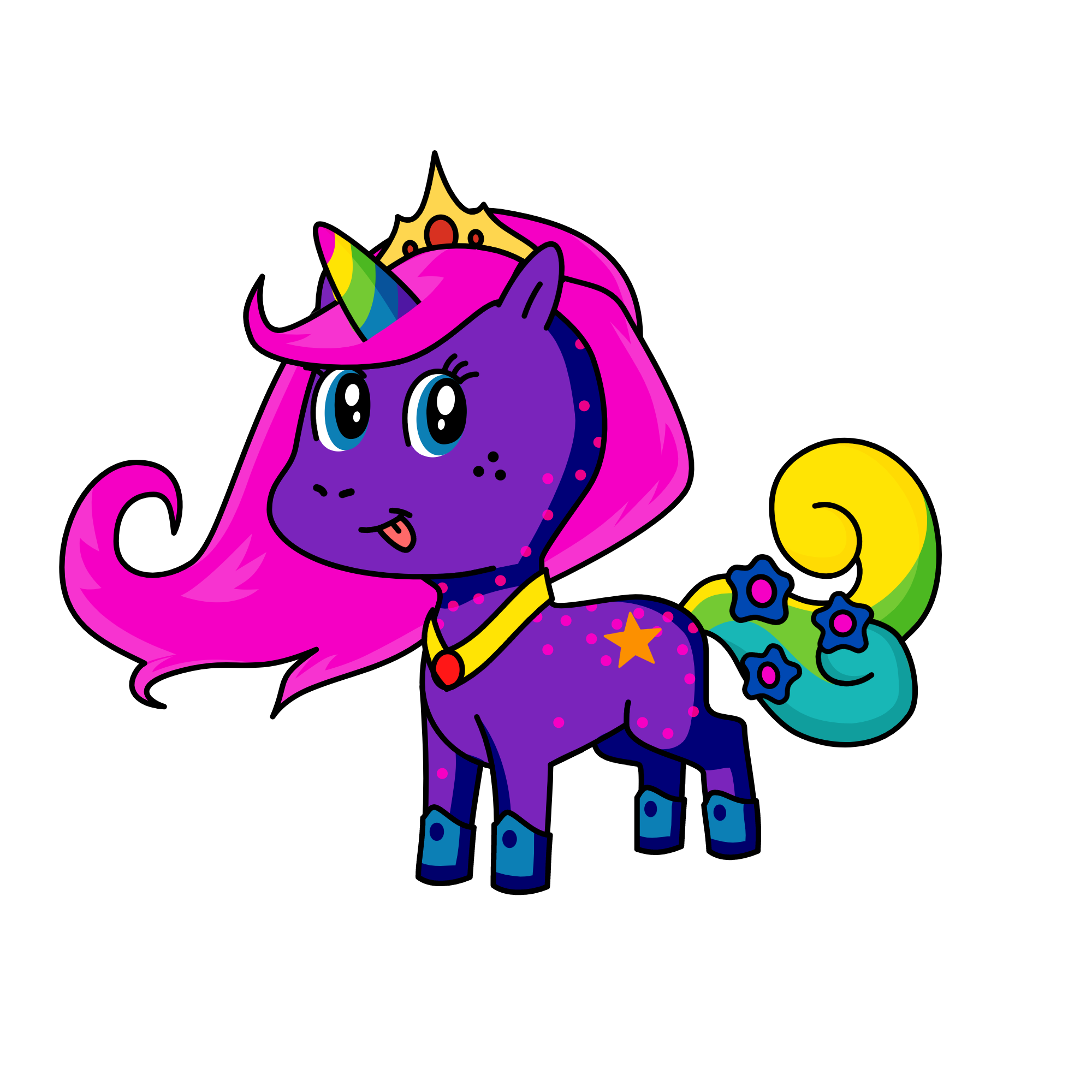 Diamond, the unicorn
