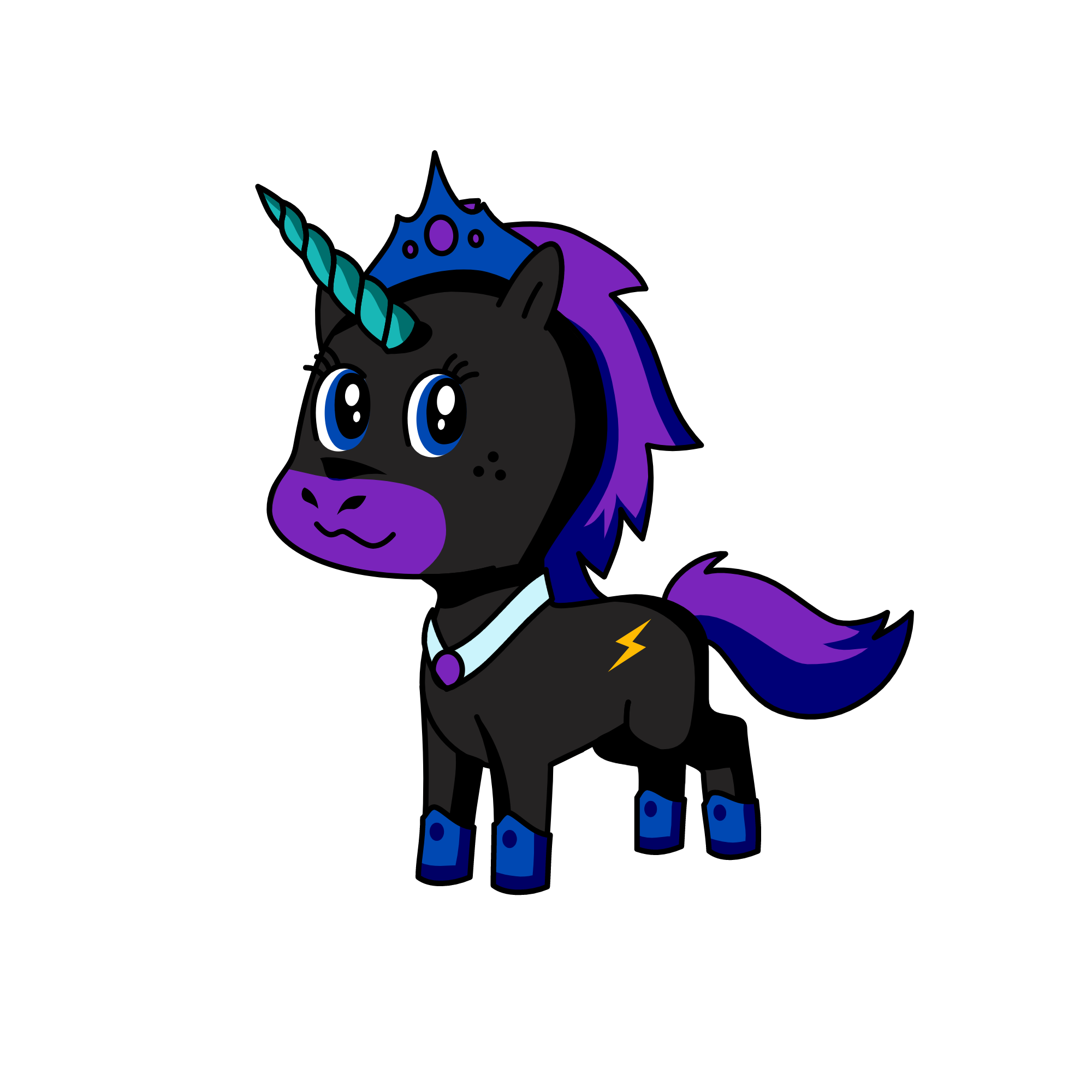 Lunaria, the unicorn