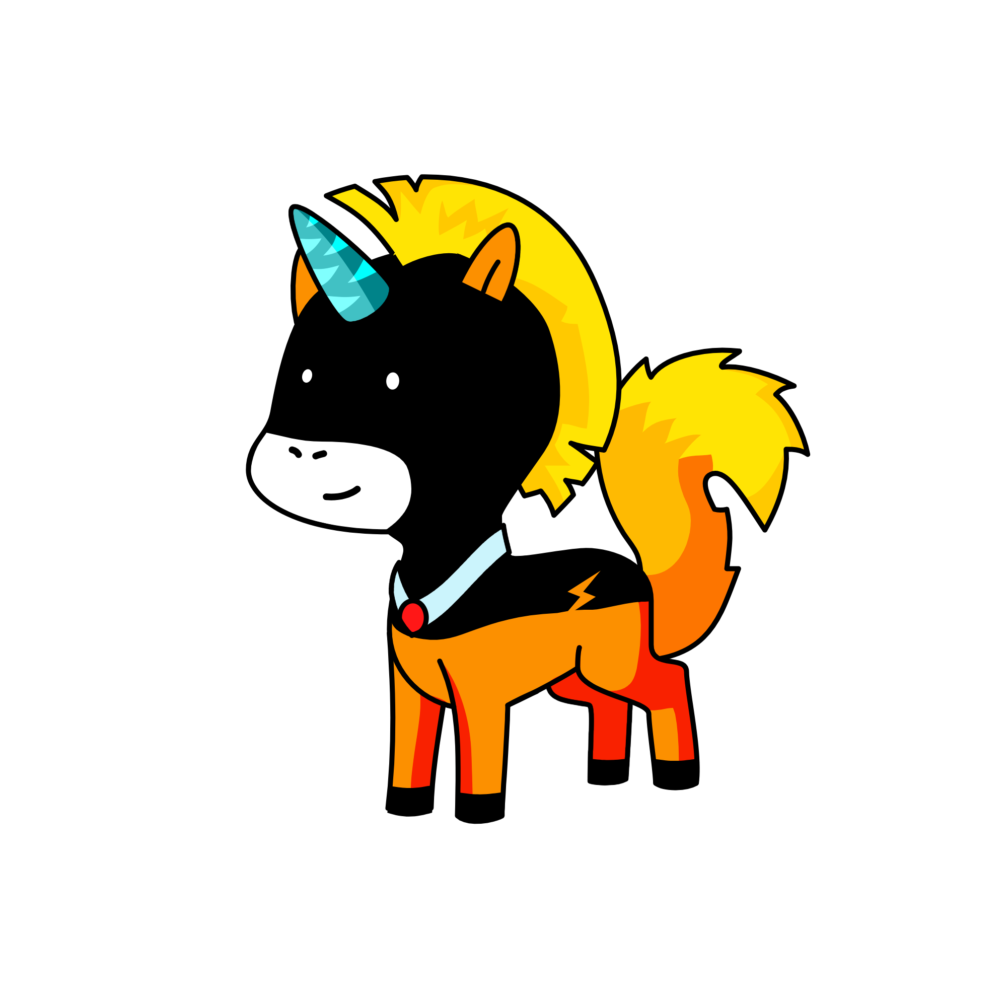 Shy Guy, the unicorn