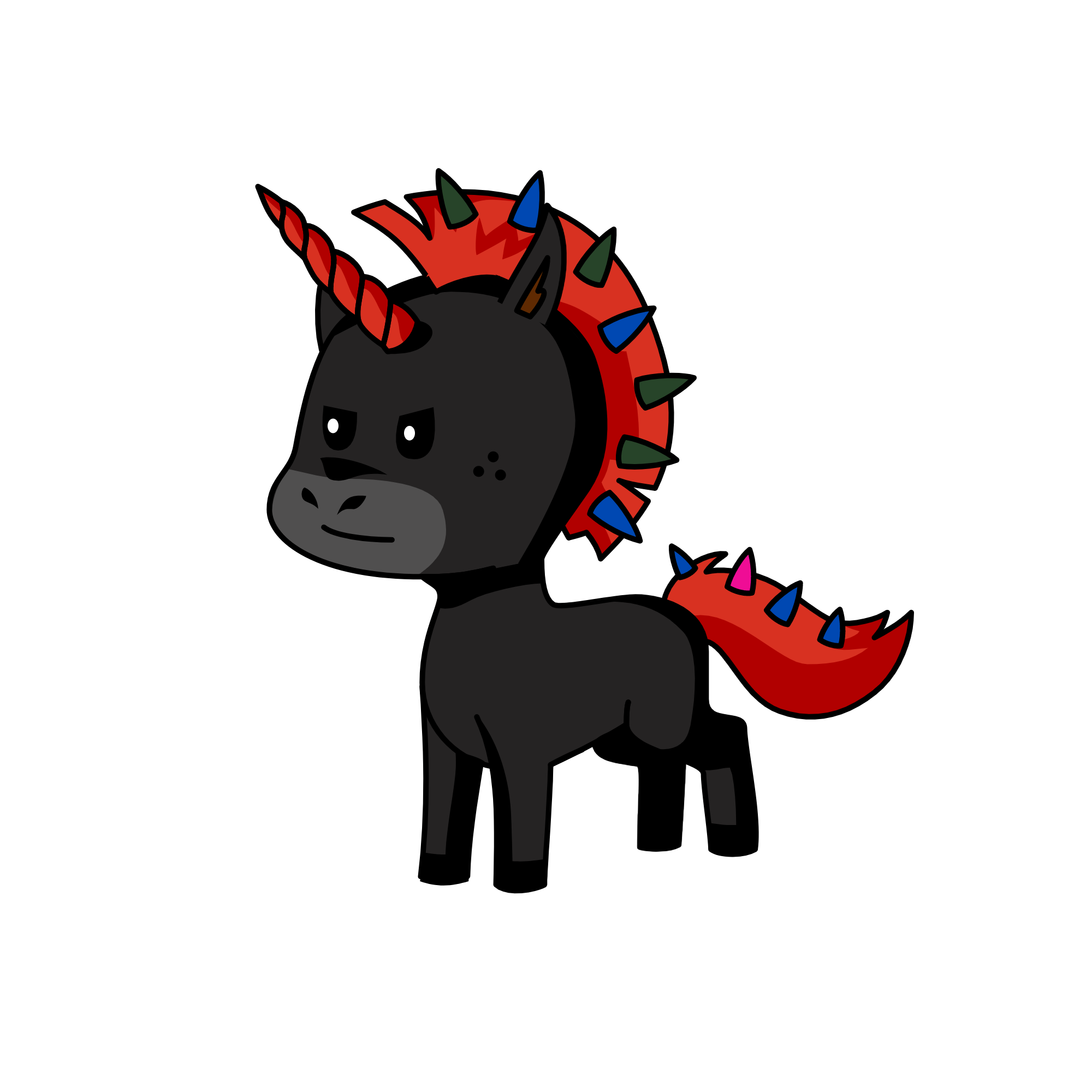 Night mare, the unicorn