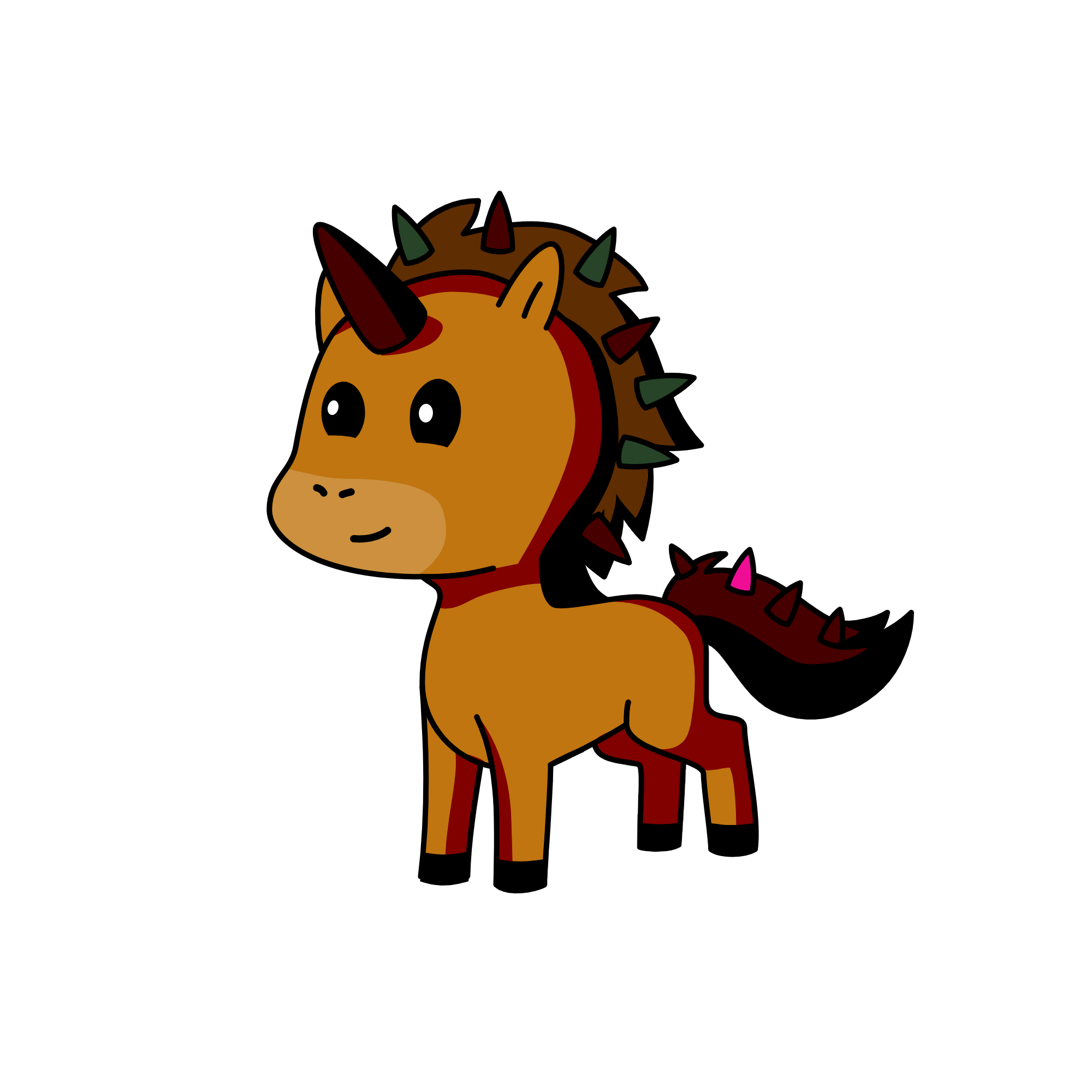 Its moose craft, the unicorn