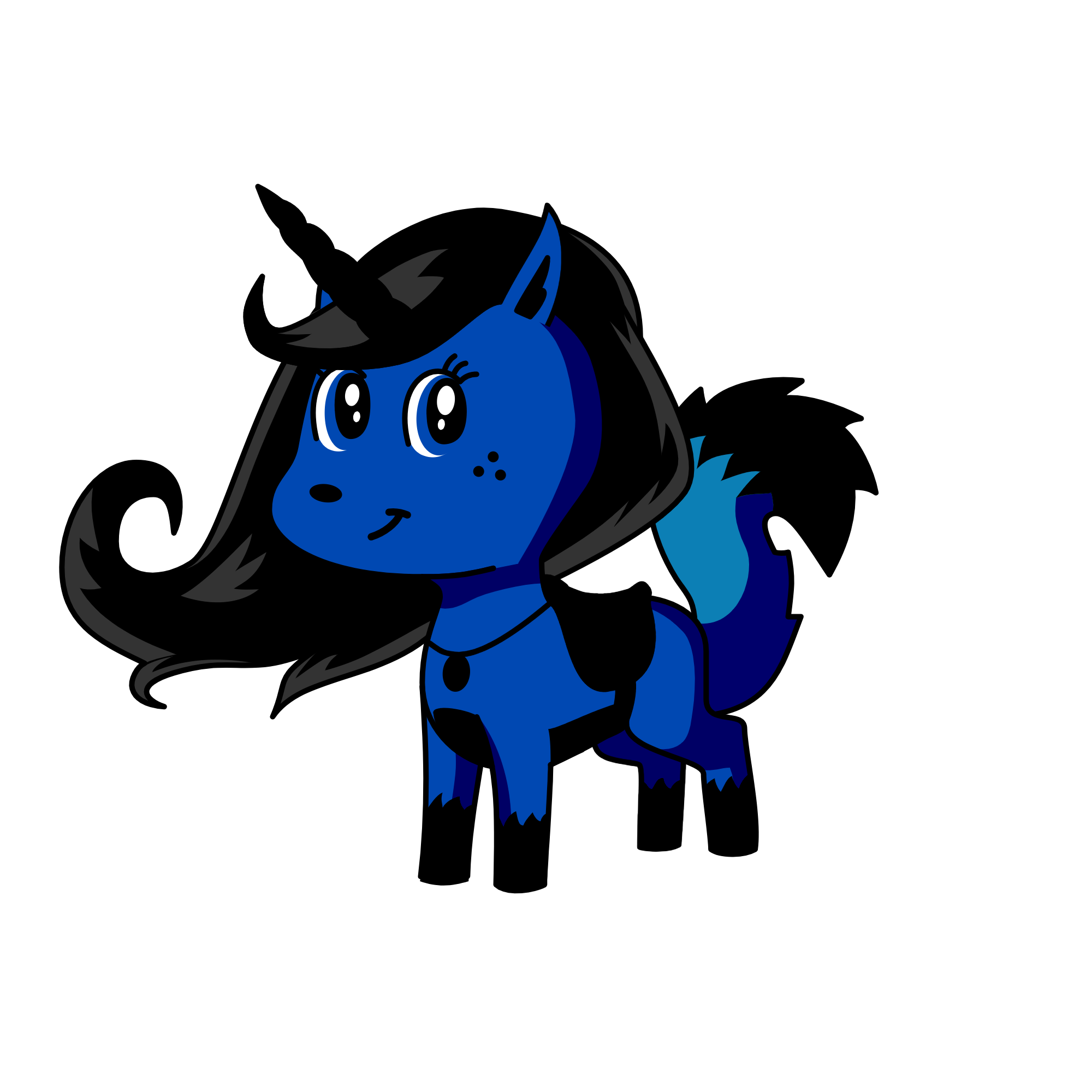 Snow, the unicorn