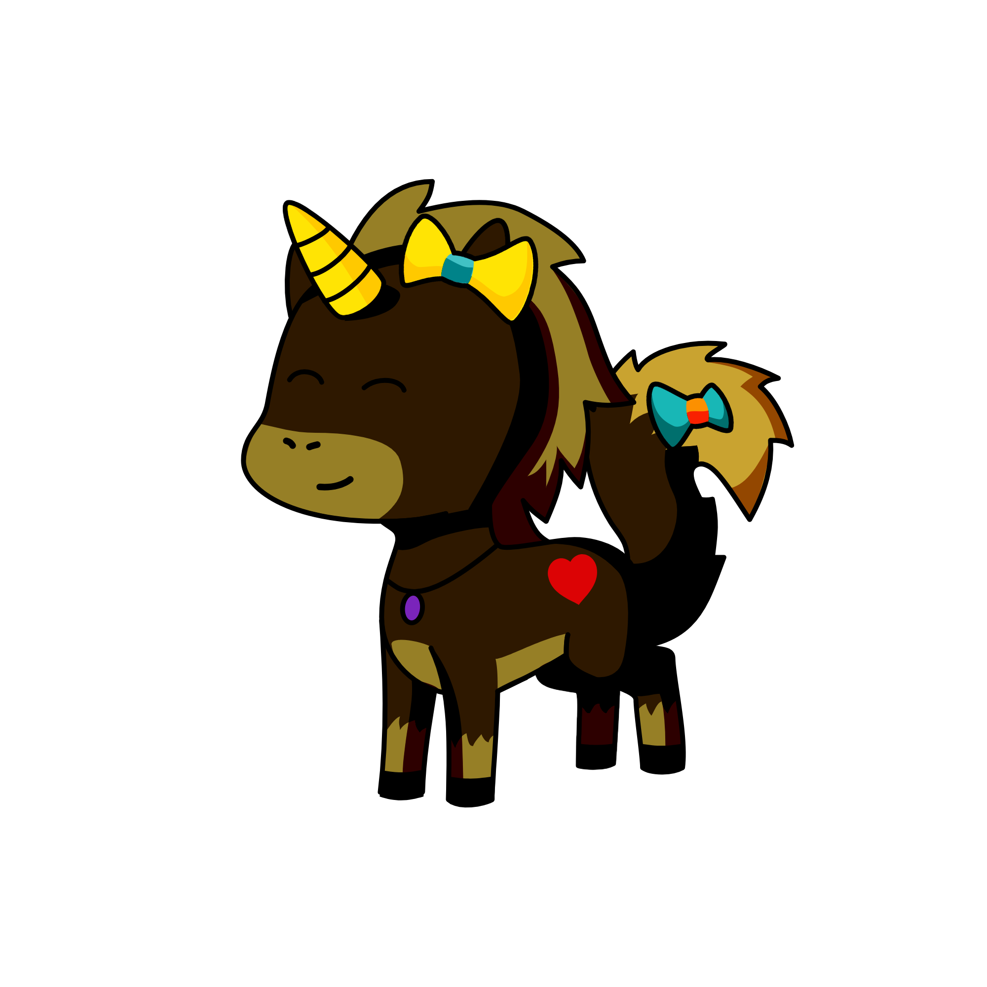 Cola, the unicorn