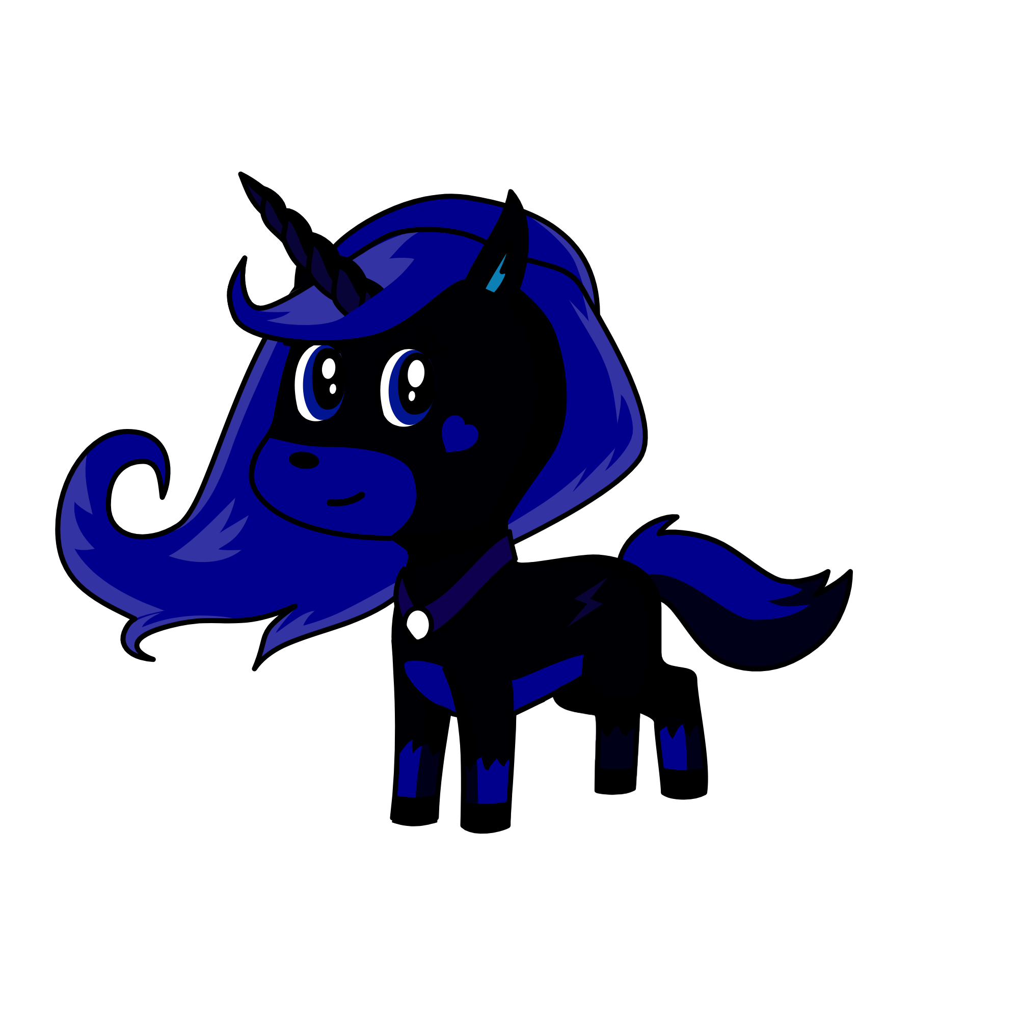 nightmare moon, the unicorn