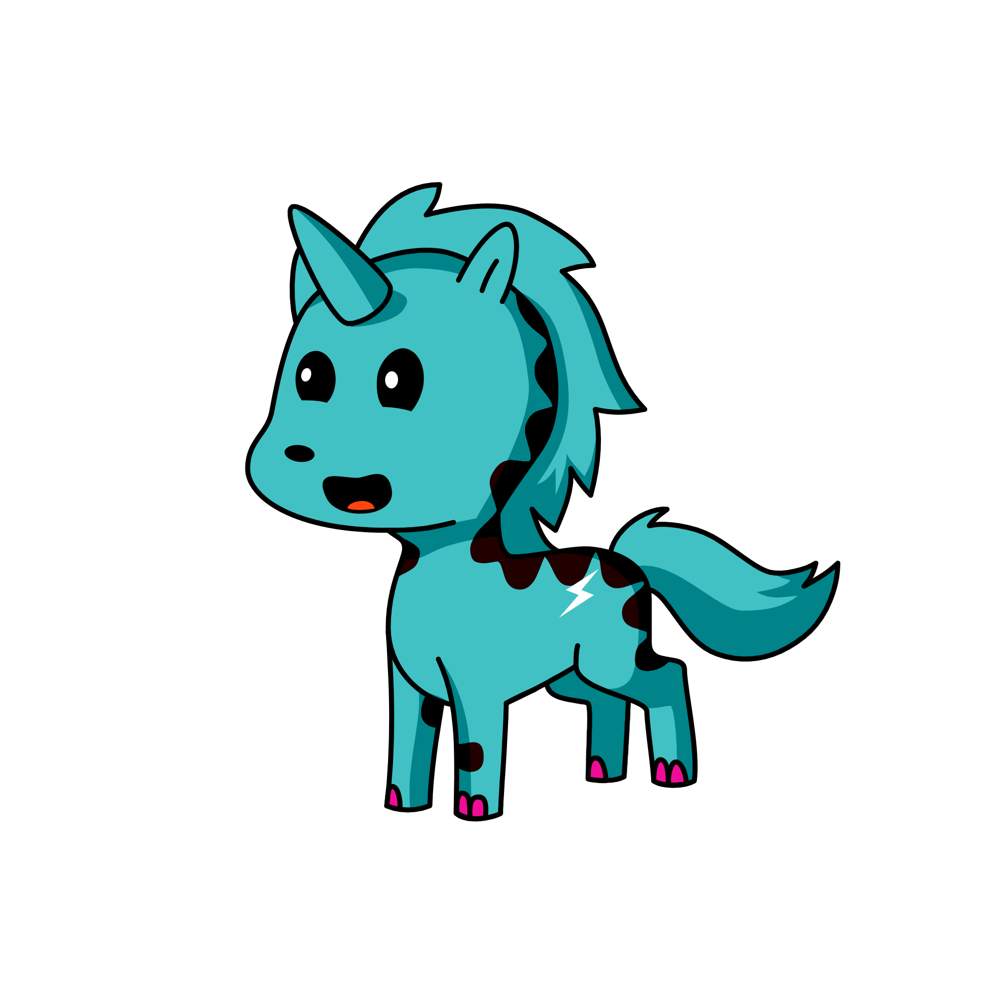 Electric Blue , the unicorn