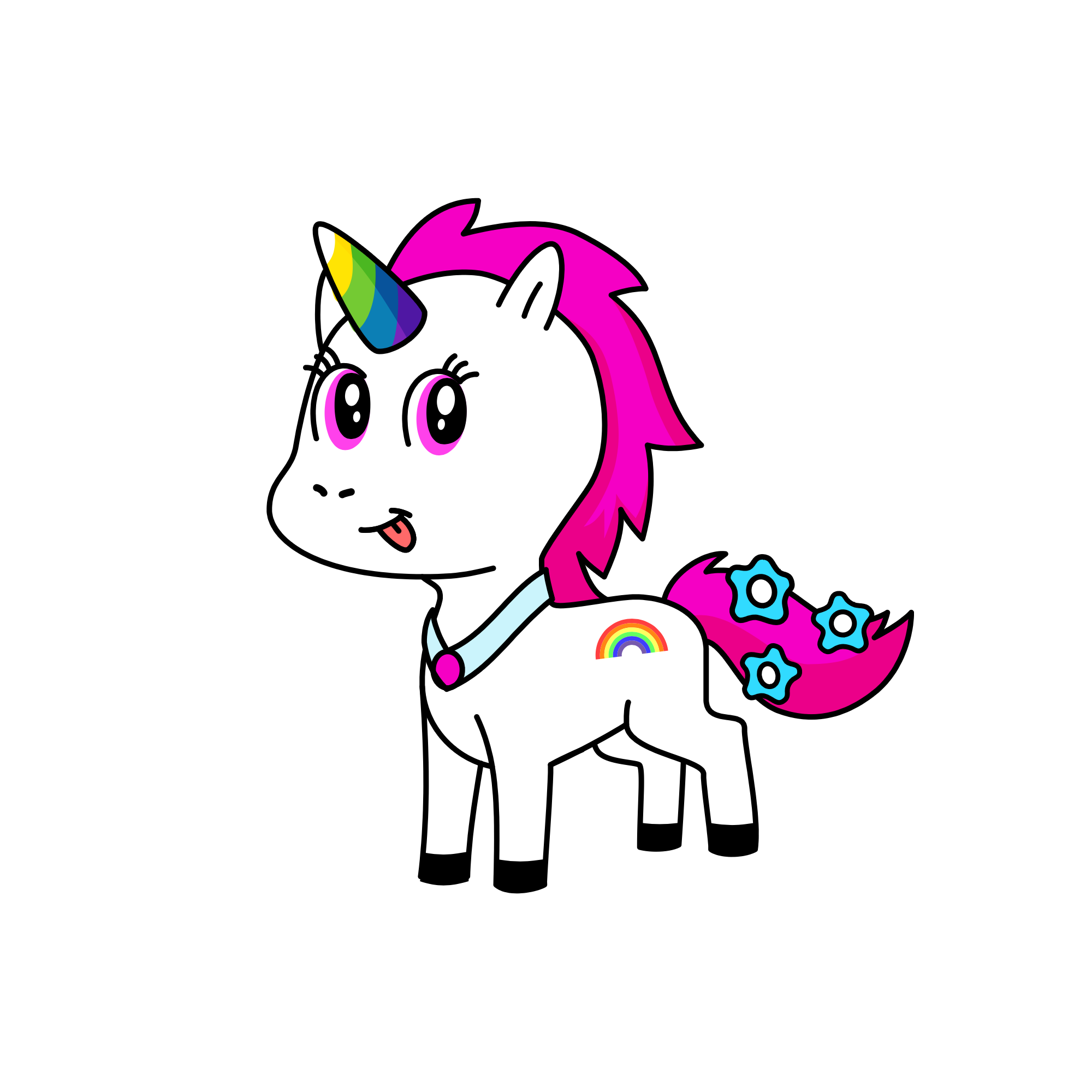 S, the unicorn