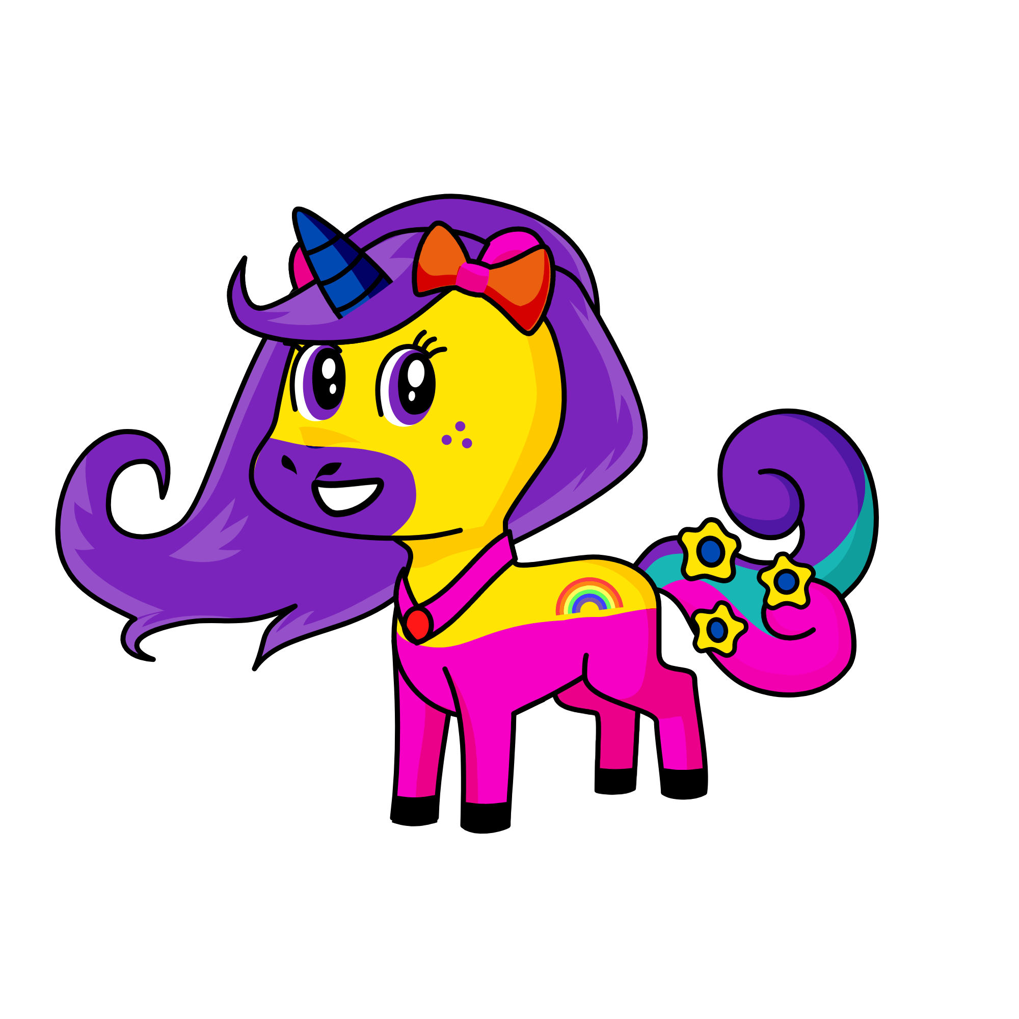 Mitten, the unicorn