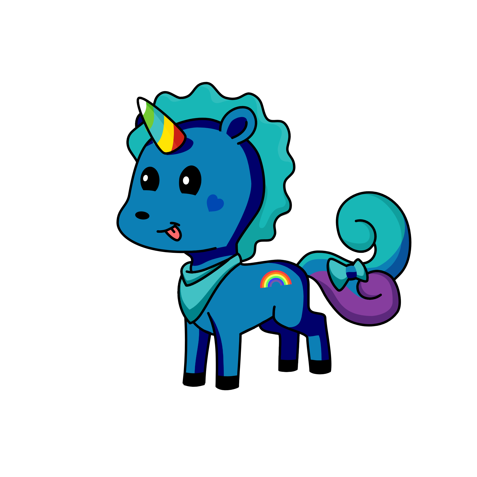 Prancer, the unicorn