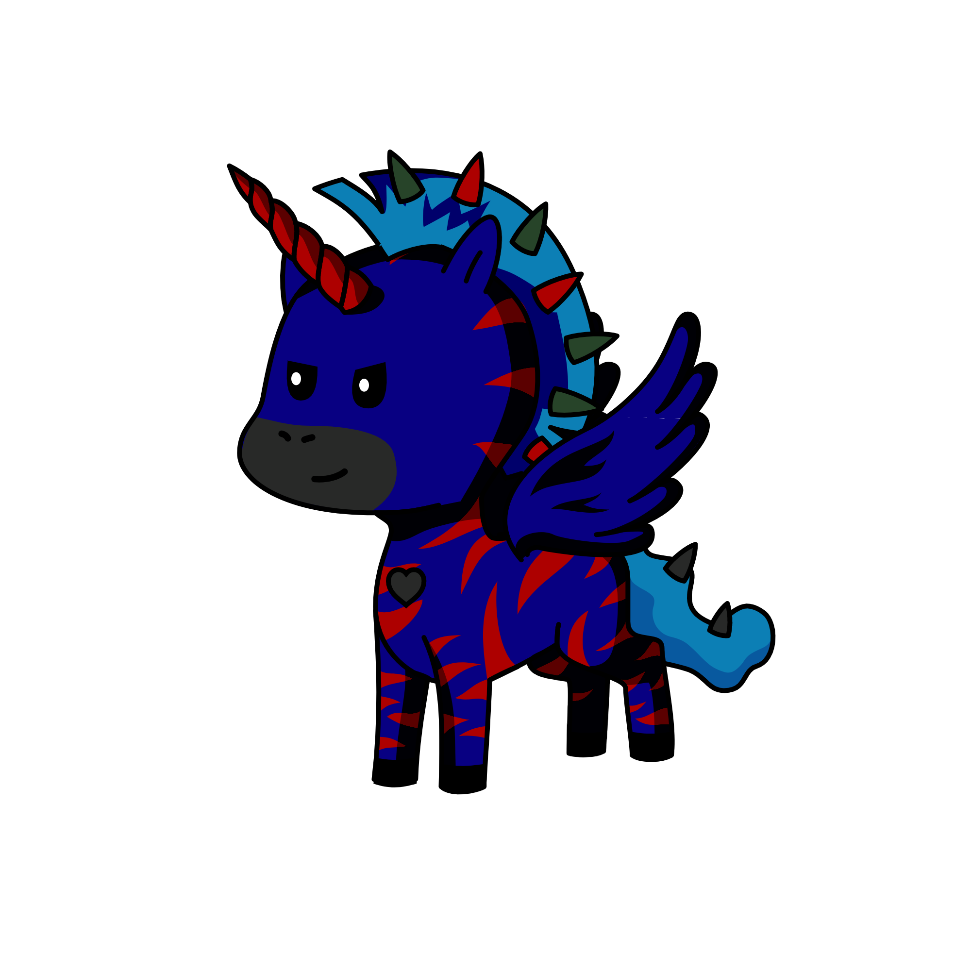 Mega Darkhearted Ardnuht, the unicorn