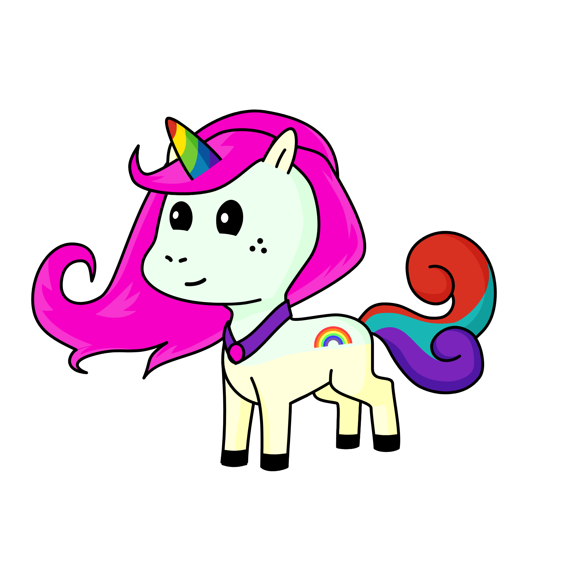 The Candy Unicorn, the unicorn