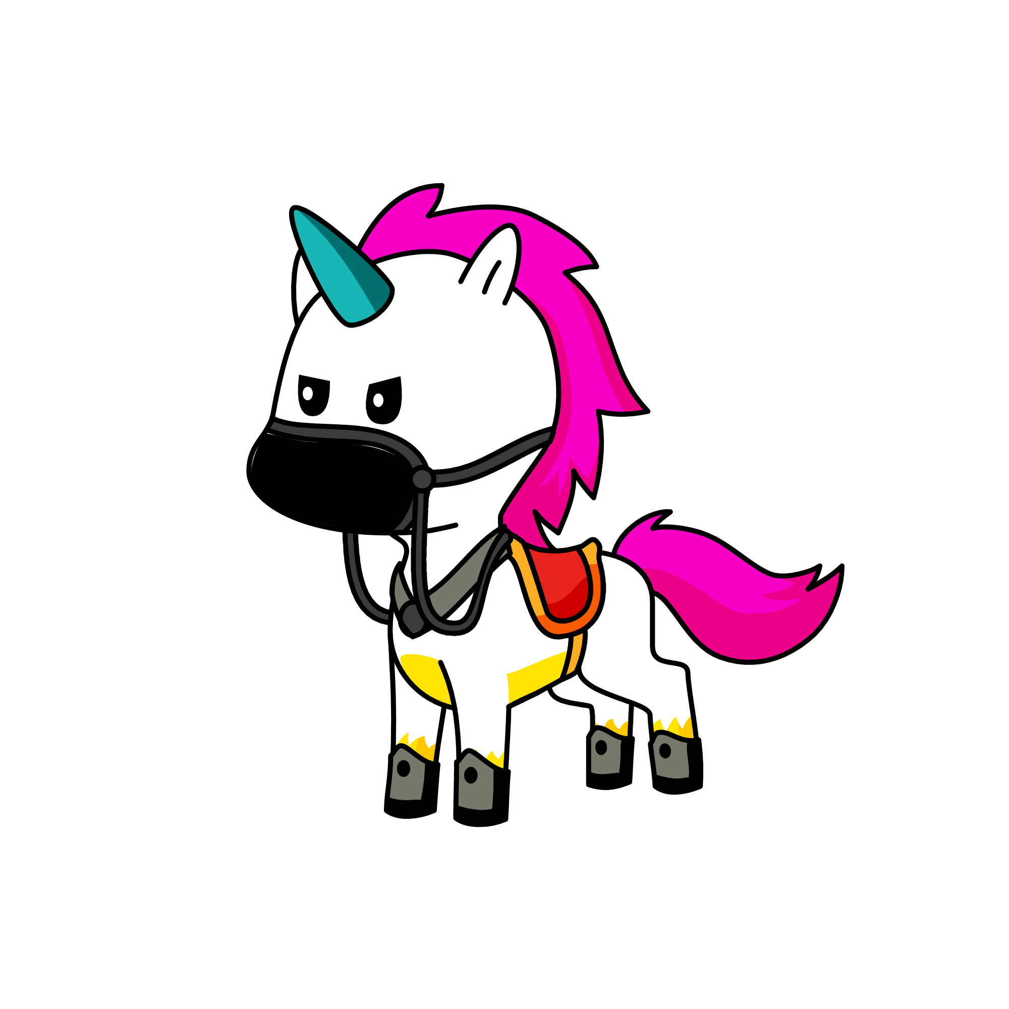 Mystery, the unicorn