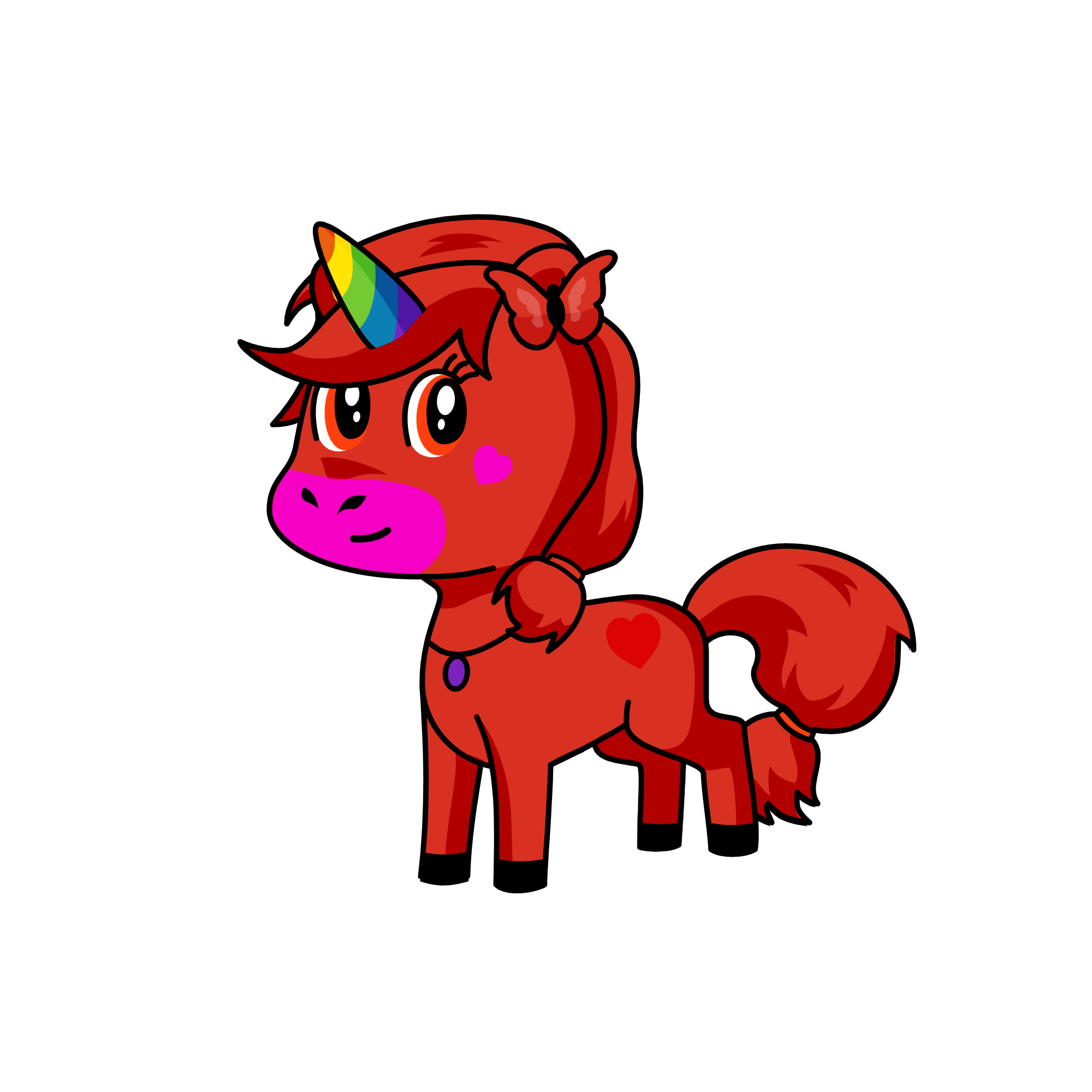 Redacorn, the unicorn