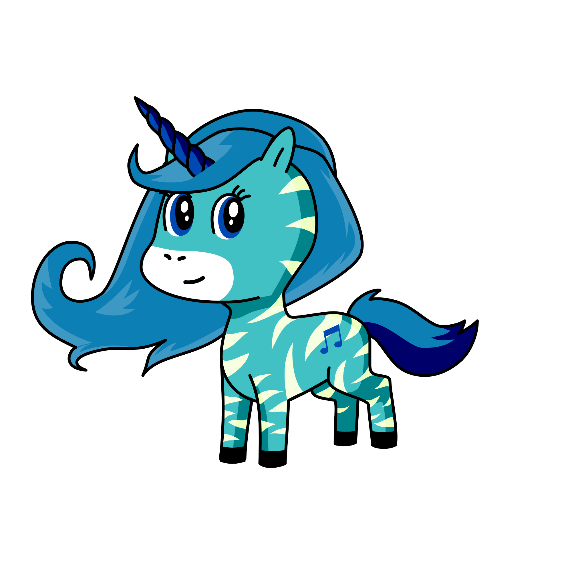 Winter, the unicorn