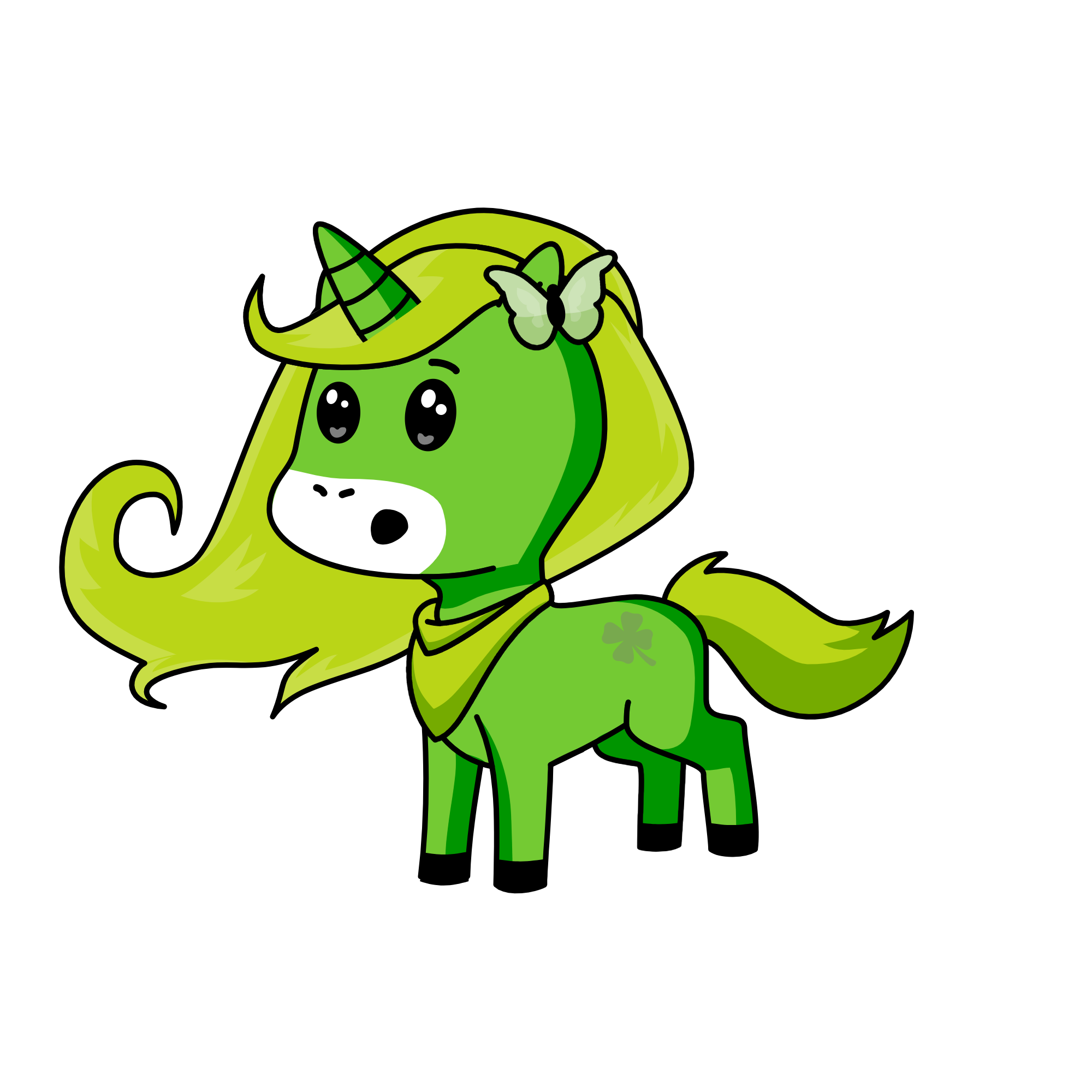Clover, the unicorn
